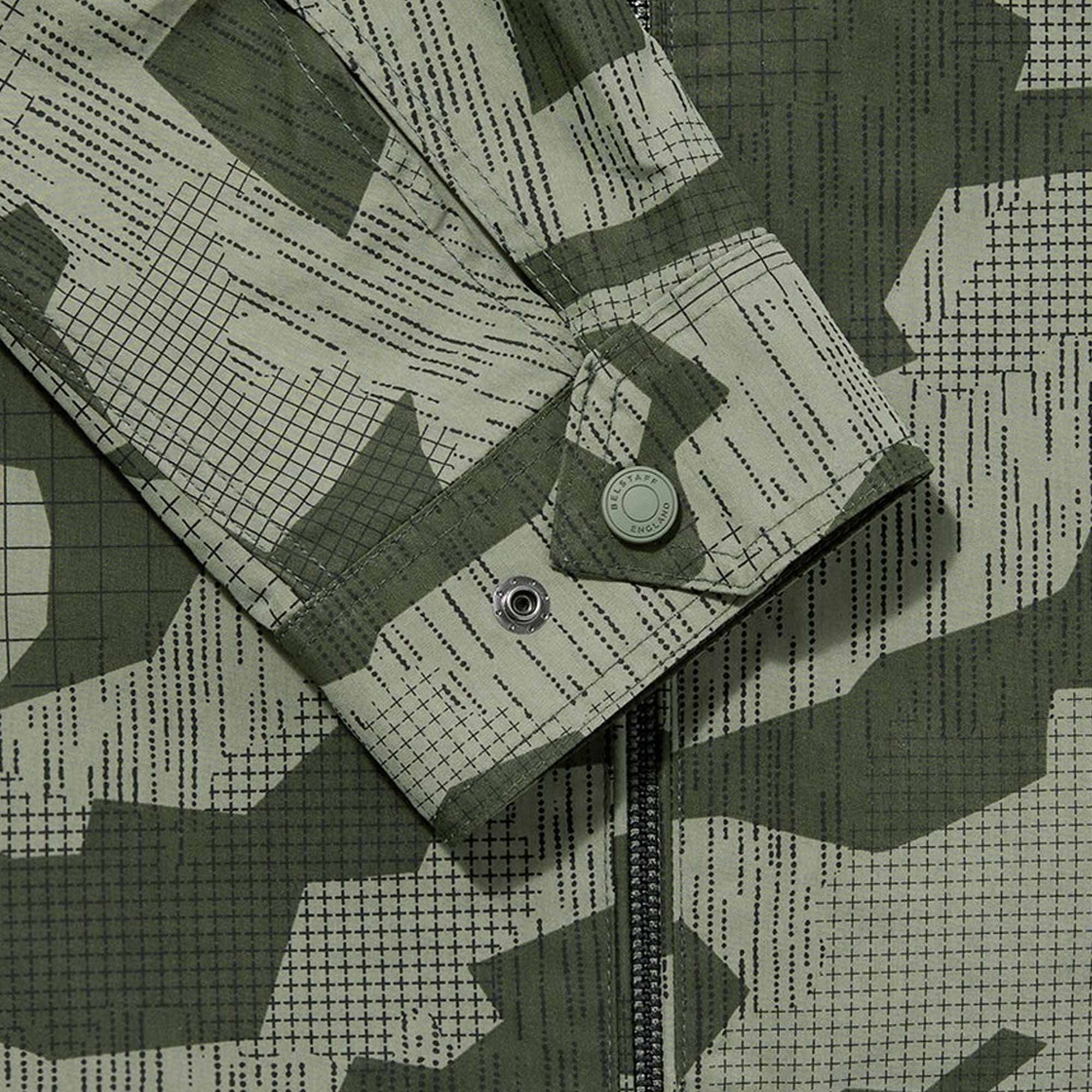 Belstaff Terrain Camo Drome Overshirt - Surplus Green