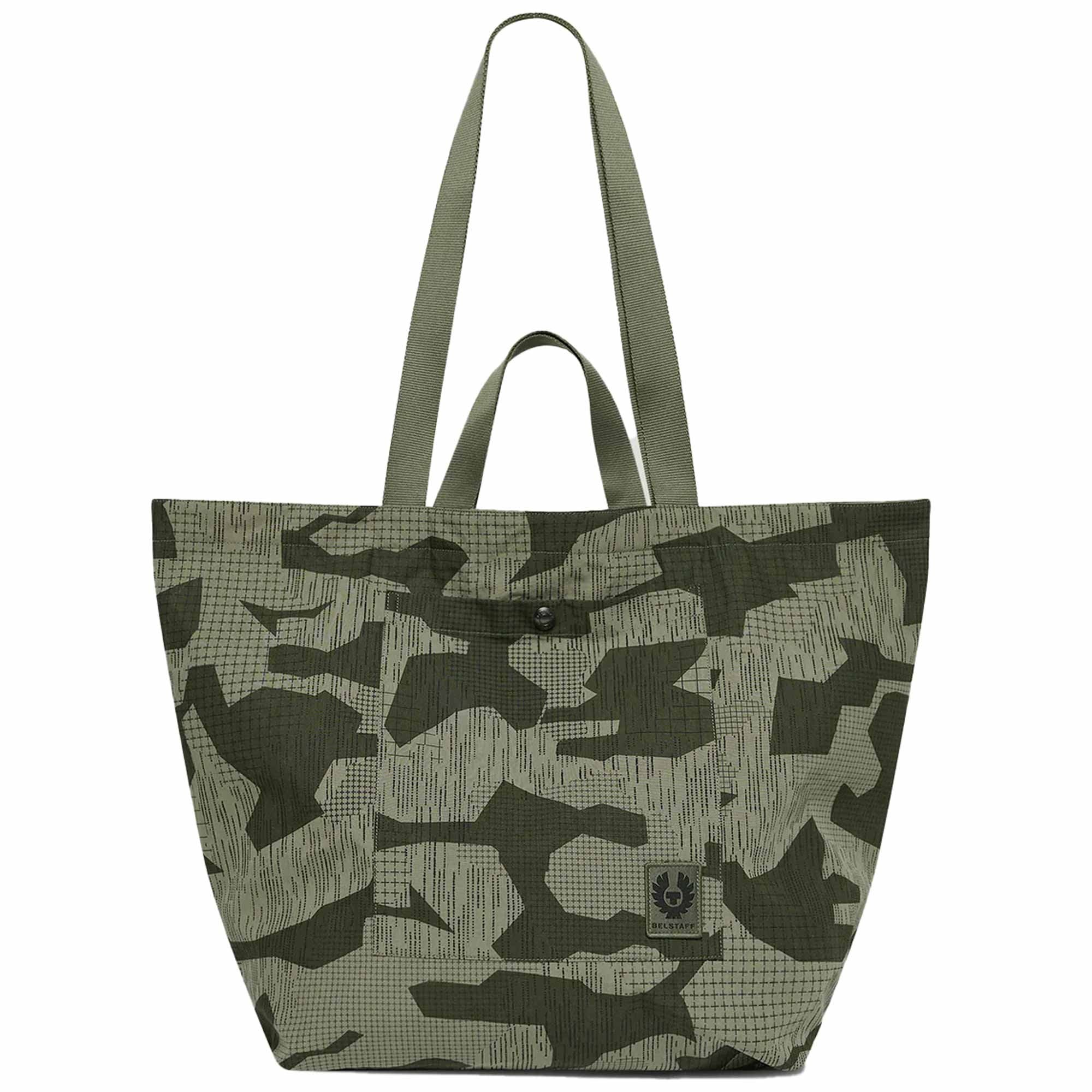 Belstaff Terrain Camo Tote Bag - Surplus Green