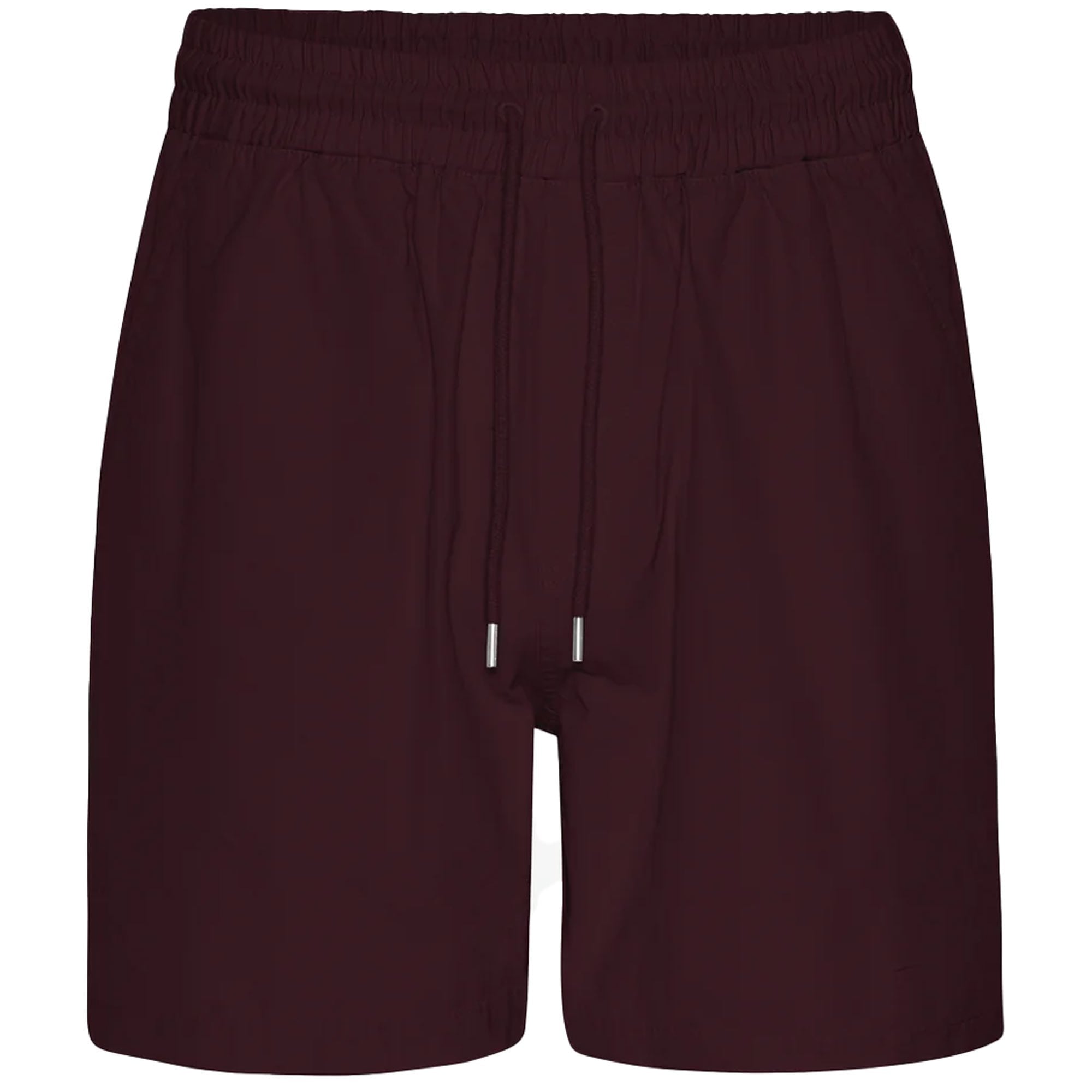 Organic Twill Shorts - Oxblood Red