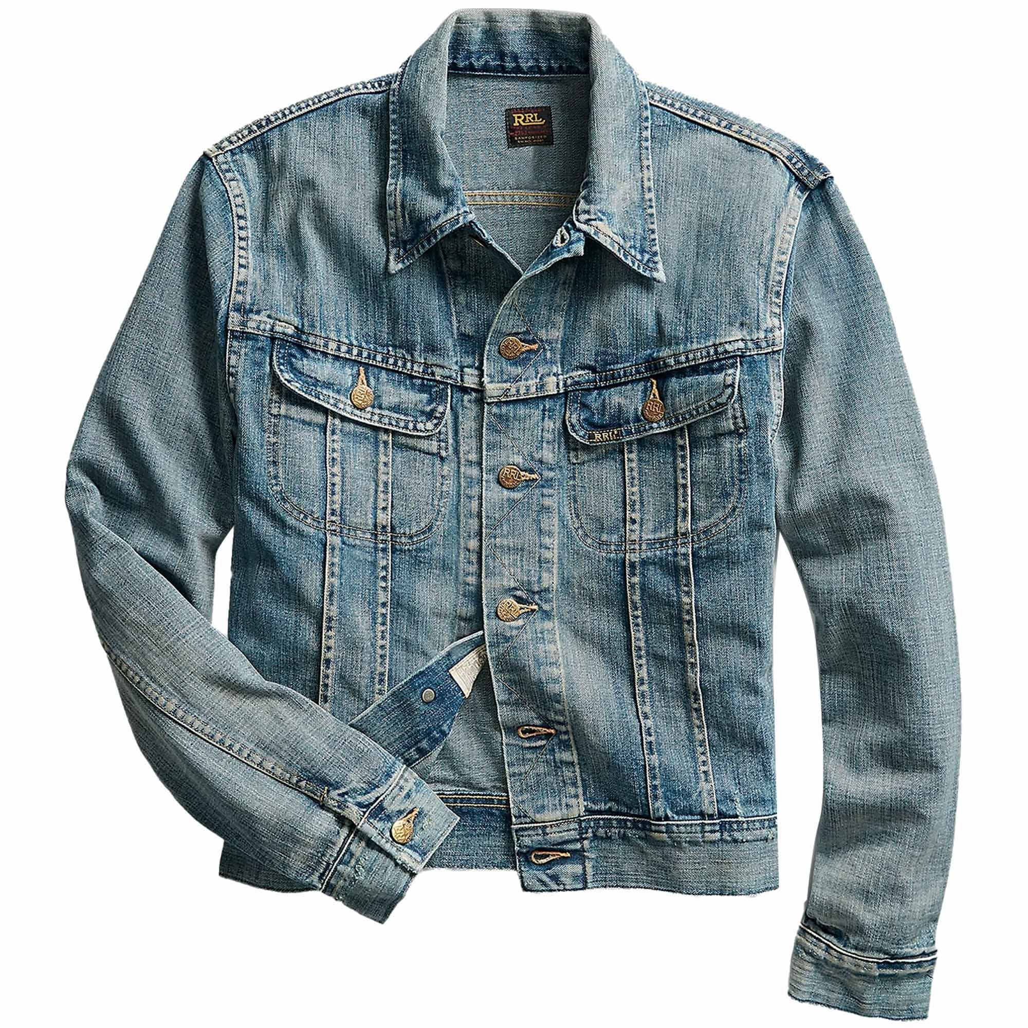 Indigo Denim Trucker Jacket - Leeland Wash