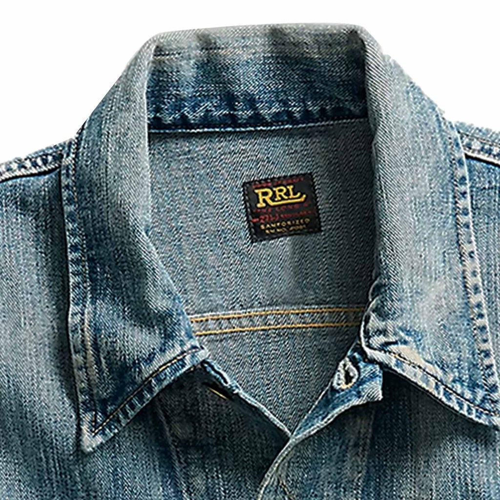Indigo Denim Trucker Jacket - Leeland Wash