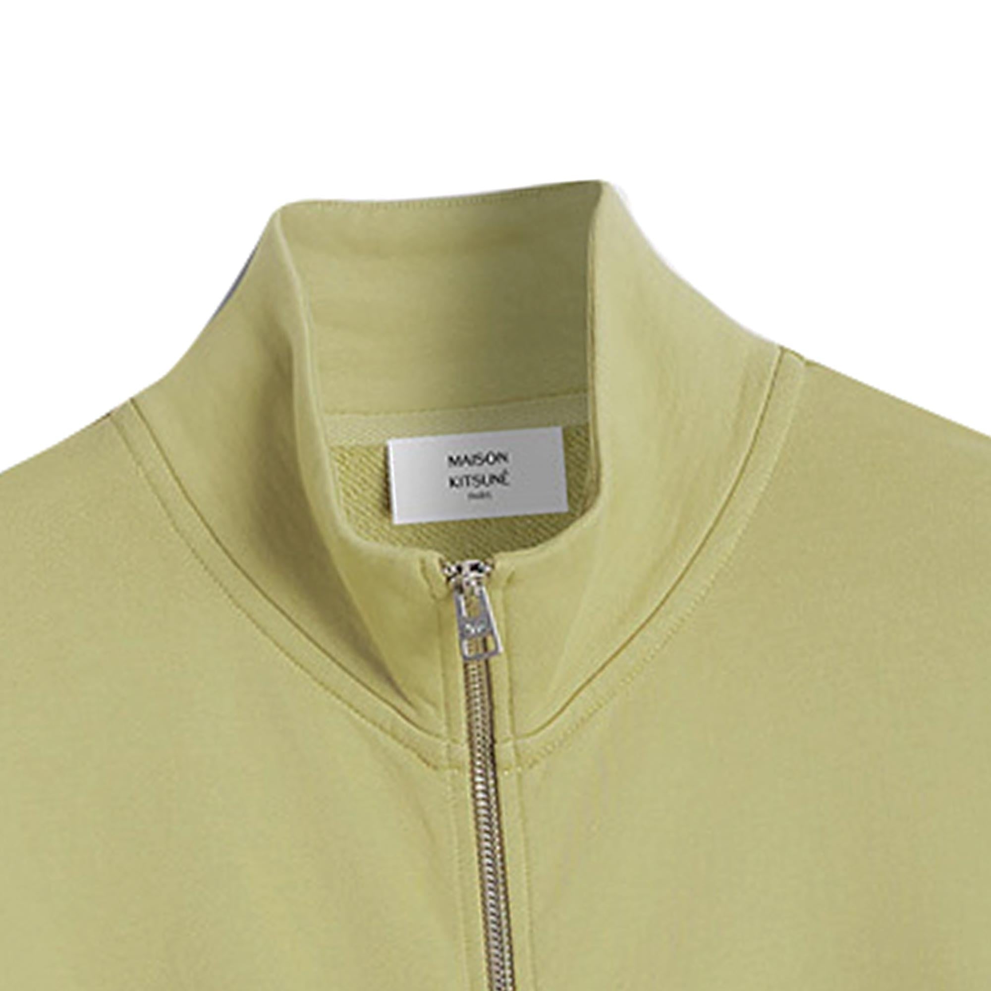 Maison Kitsune Fox Head Full Zip Sweatshirt - Canvas