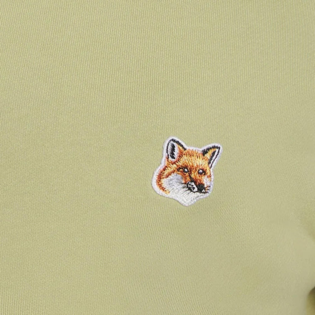 Maison Kitsune Fox Head Full Zip Sweatshirt - Canvas