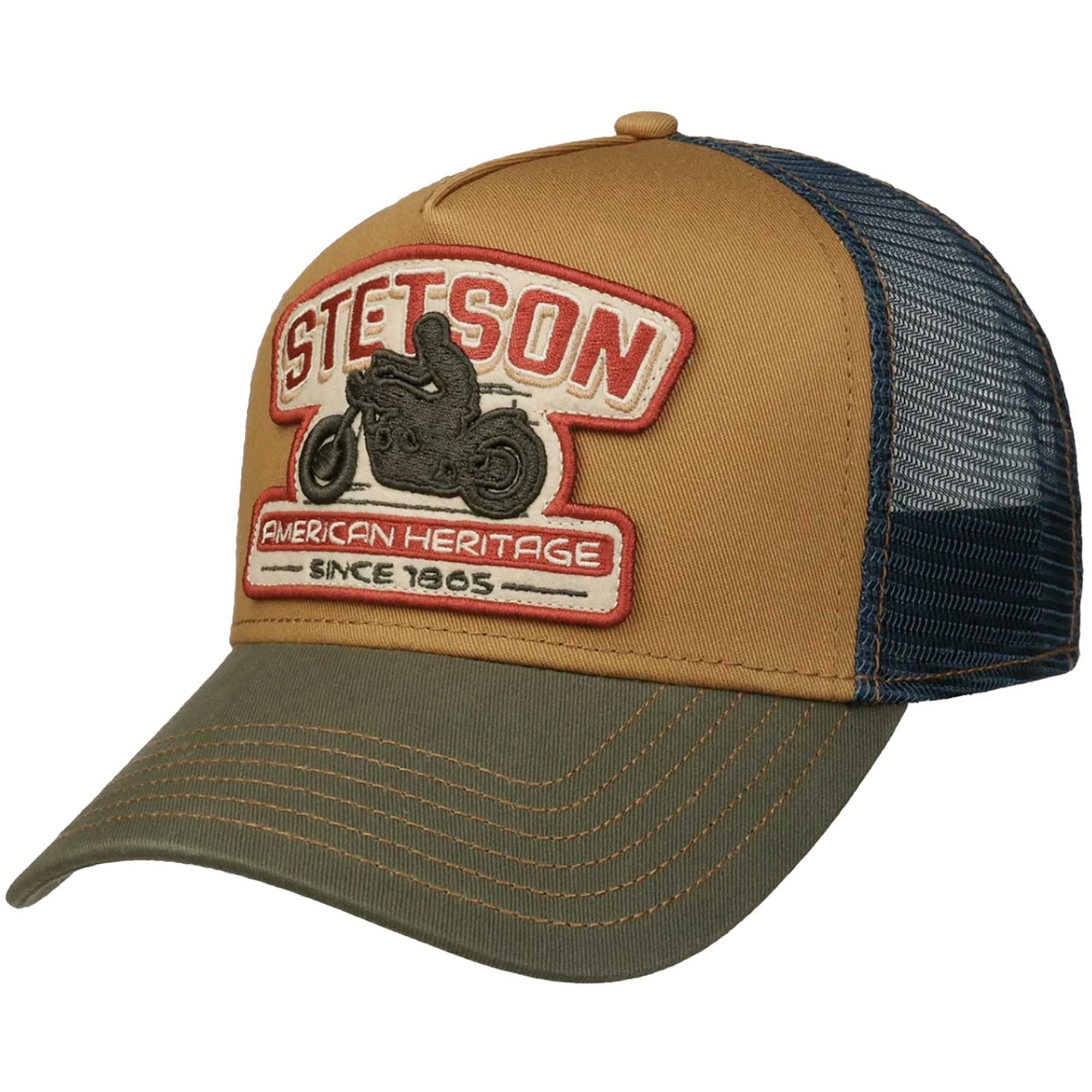 Stetson Hats Biker Trucker Cap - Blue