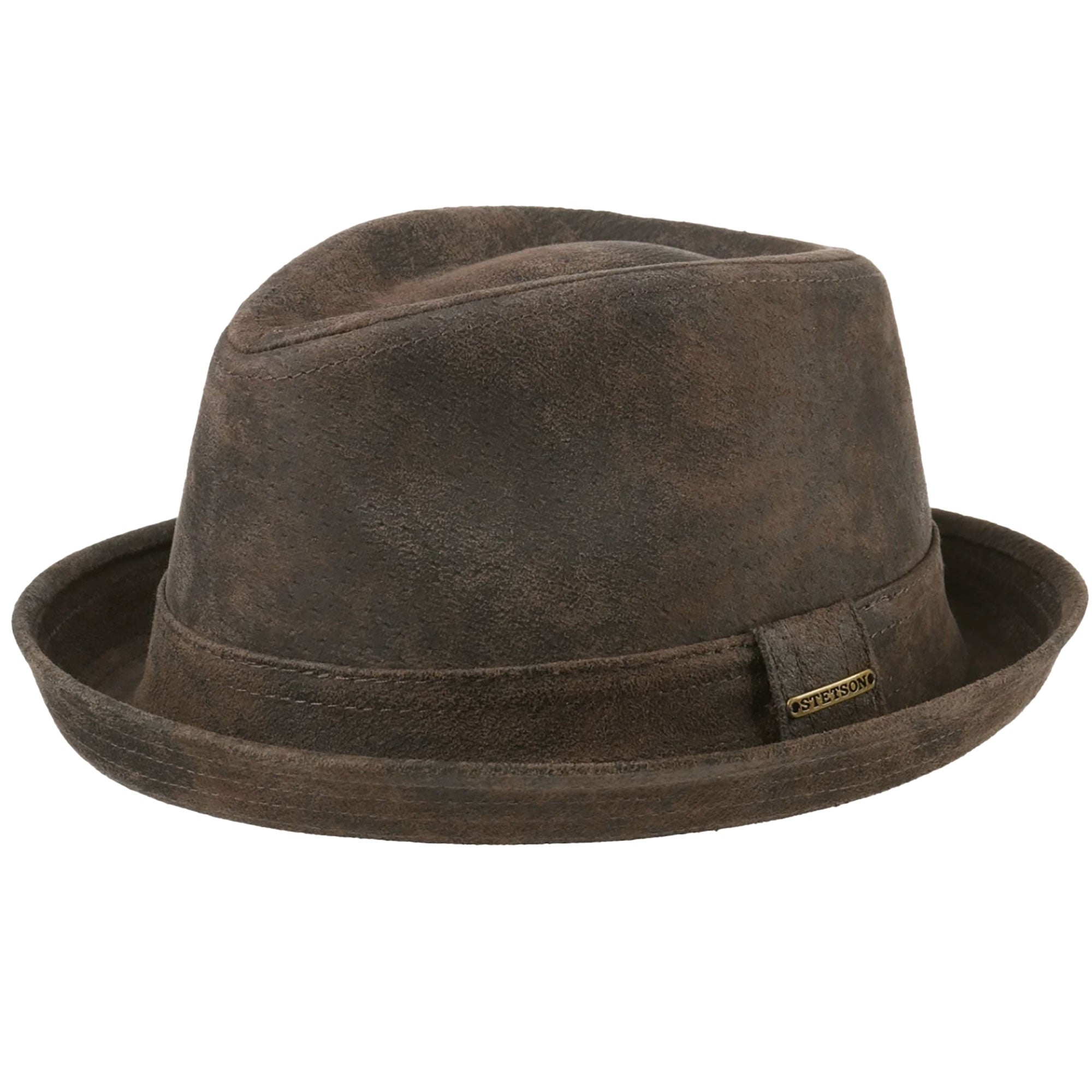 Stetson Hats Radcliff Leather Player - Dark Brown