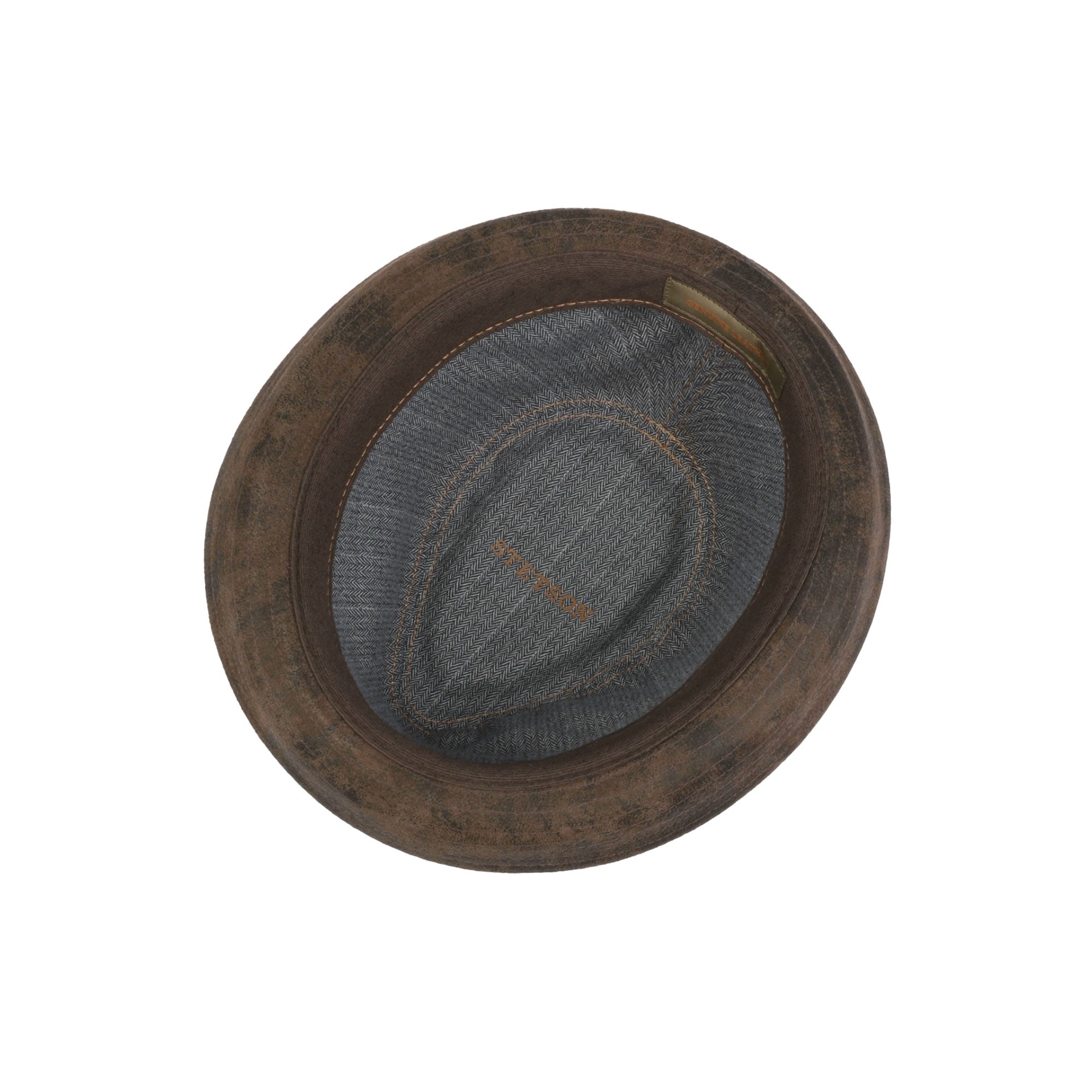 Stetson Hats Radcliff Leather Player - Dark Brown