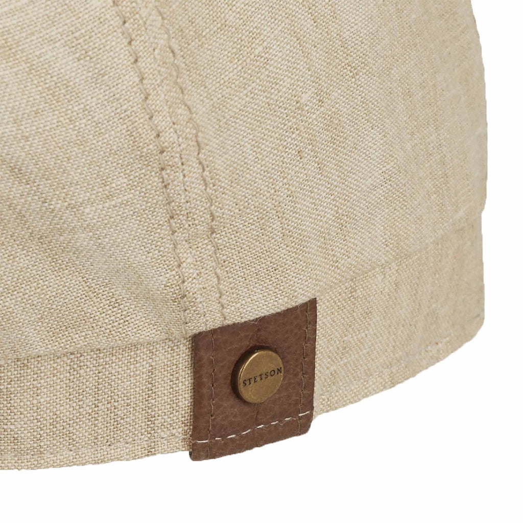 Stetson Hats Hatteras Linen Newsboy Cap - Beige