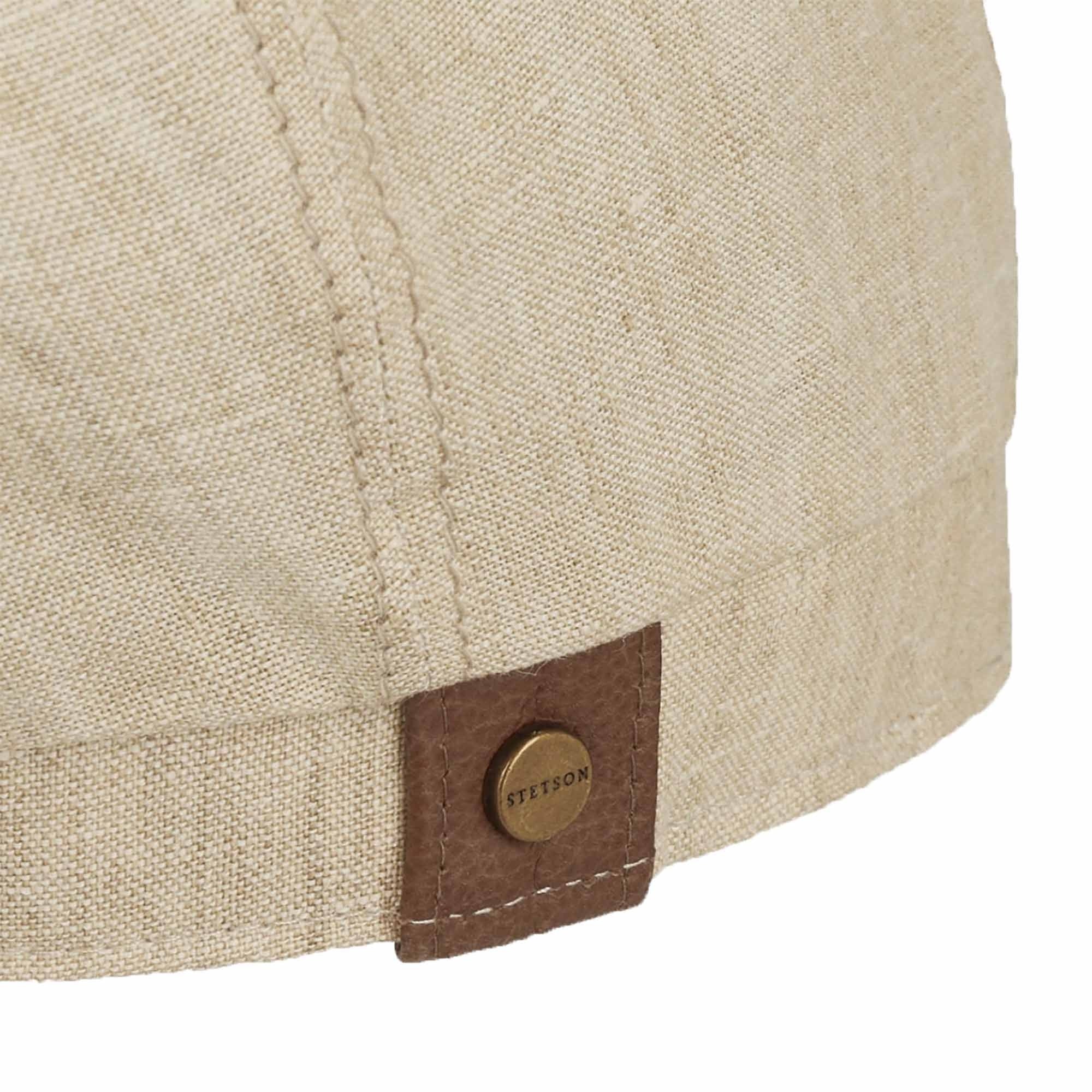 Stetson Hats Hatteras Linen Newsboy Cap - Beige