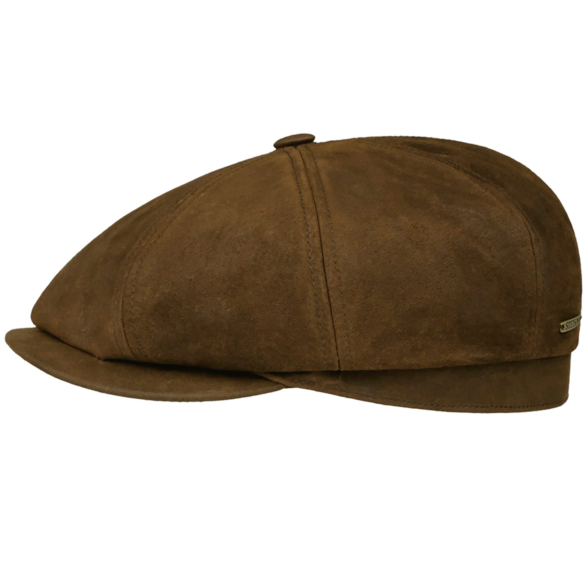 Stetson Hats Hatteras Uni Pigskin Flat Cap - Tan