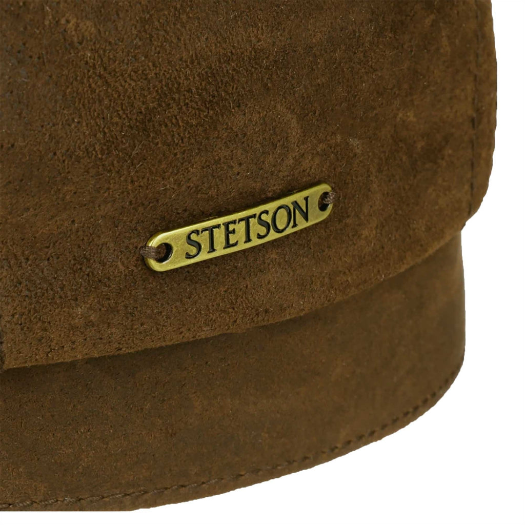 Stetson Hats Hatteras Uni Pigskin Flat Cap - Tan