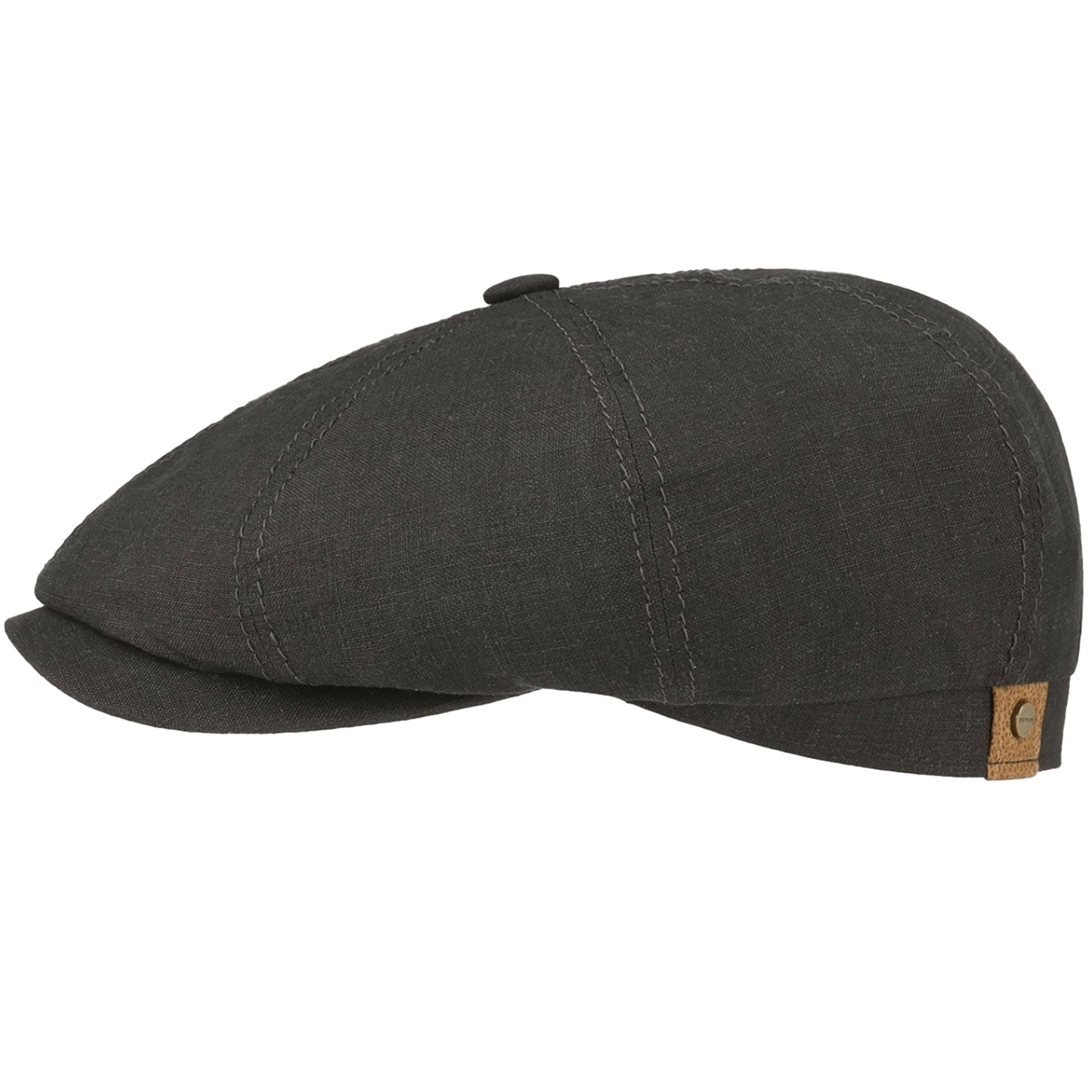 Stetson Hats Cotton Twill Flat Cap - Black