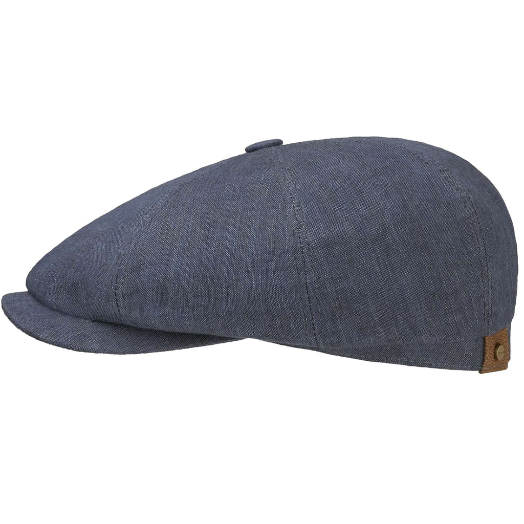 Hatteras Linen Newsboy Cap - Denim