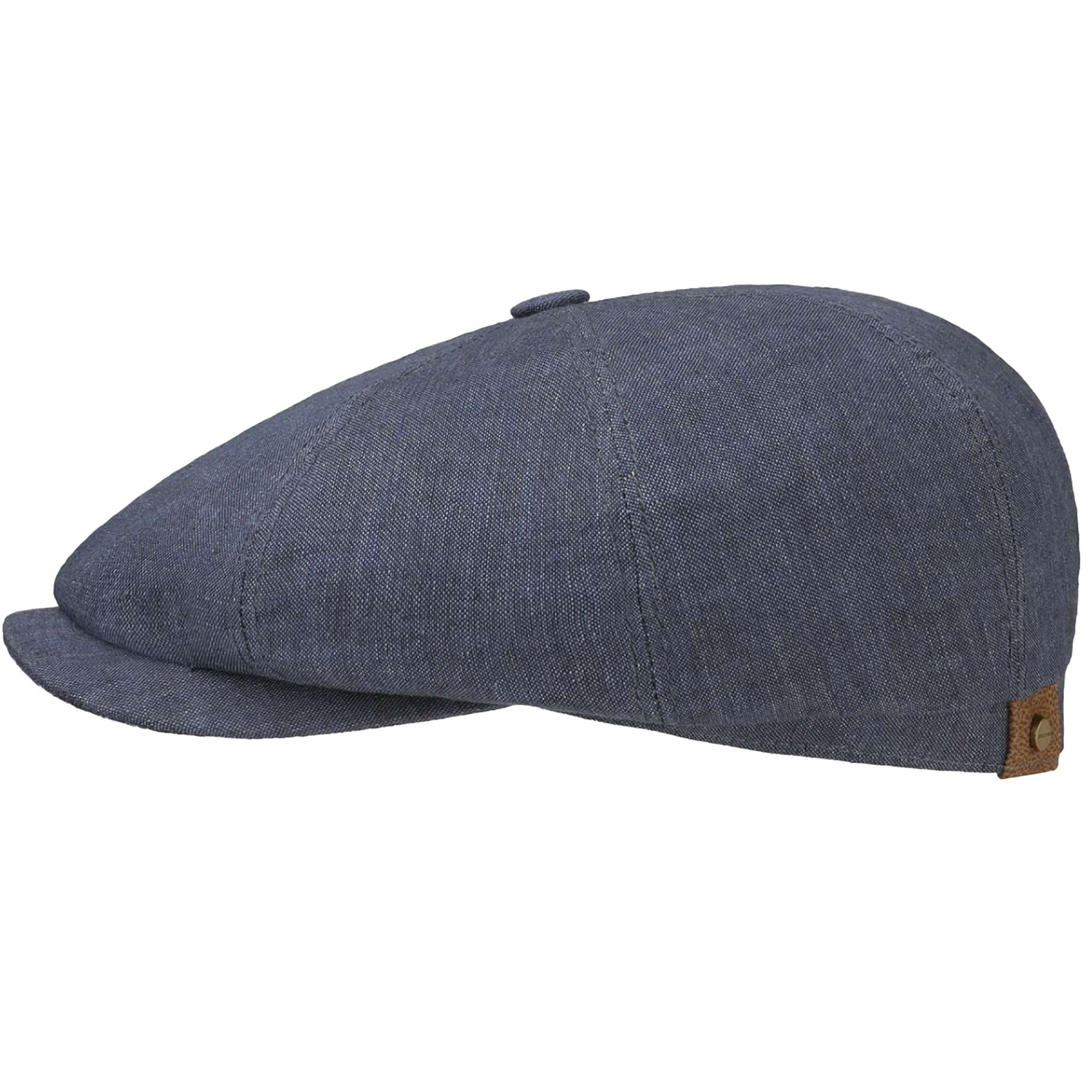 Hatteras Linen Newsboy Cap - Denim