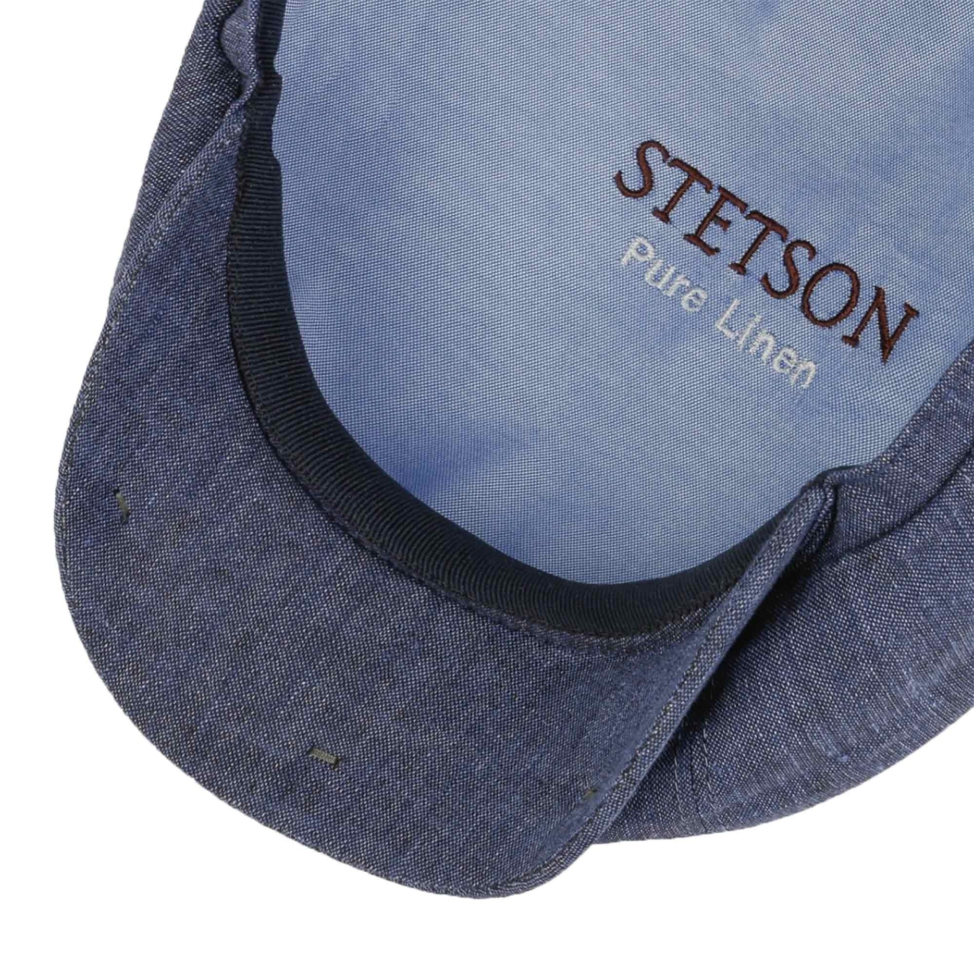 Hatteras Linen Newsboy Cap - Denim
