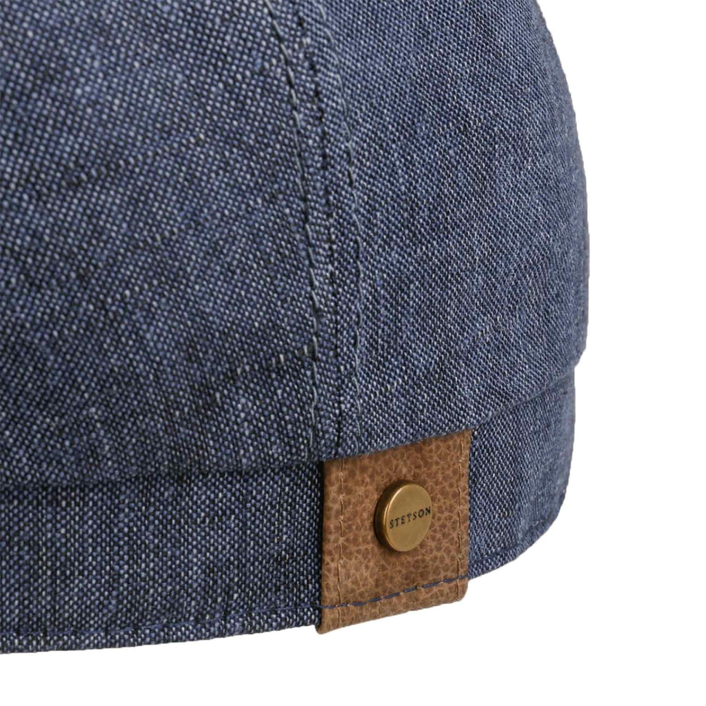 Hatteras Linen Newsboy Cap - Denim