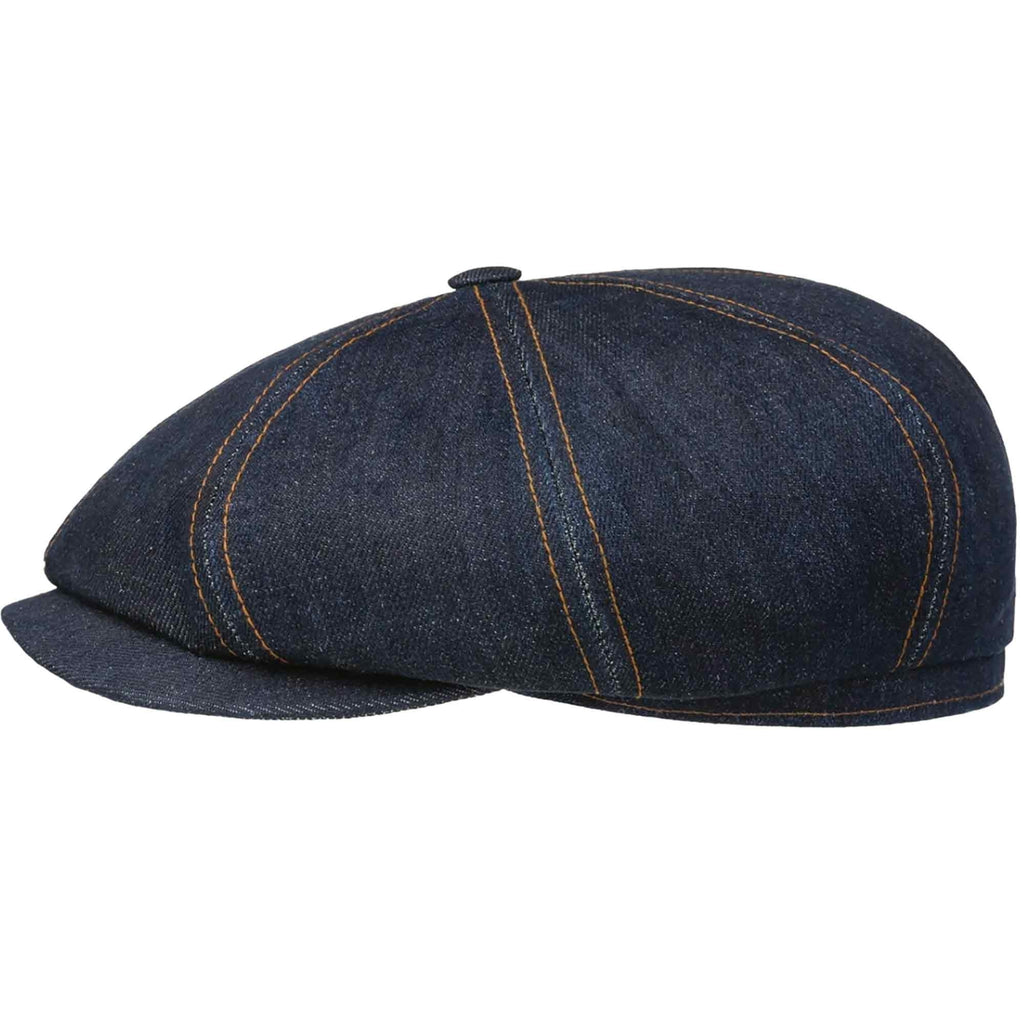 Hatteras Denim Flat Cap - Denim