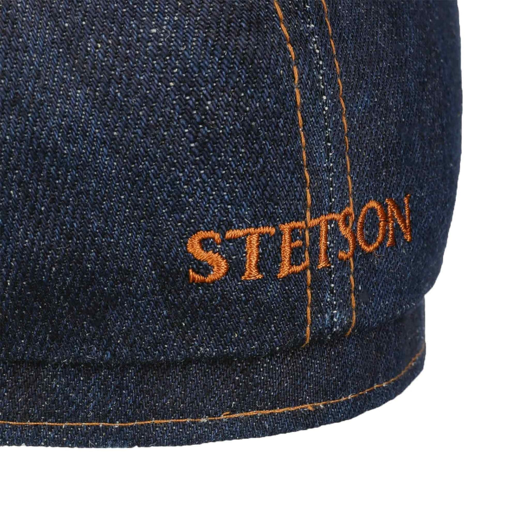 Hatteras Denim Flat Cap - Denim