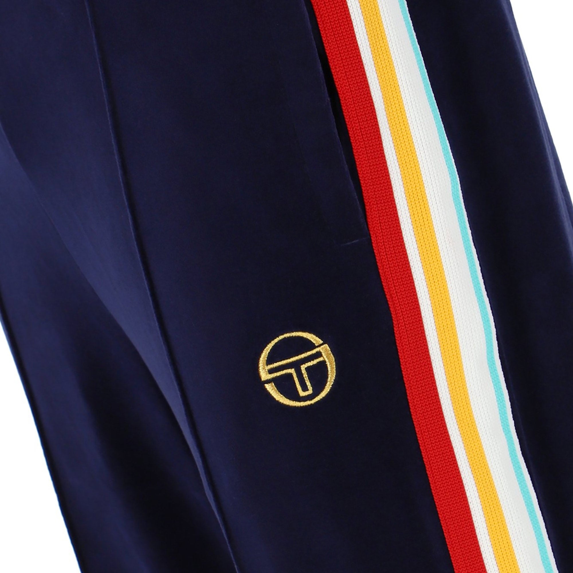 Sergio Tacchini Slice Velour Track Pants - Maritime Blue