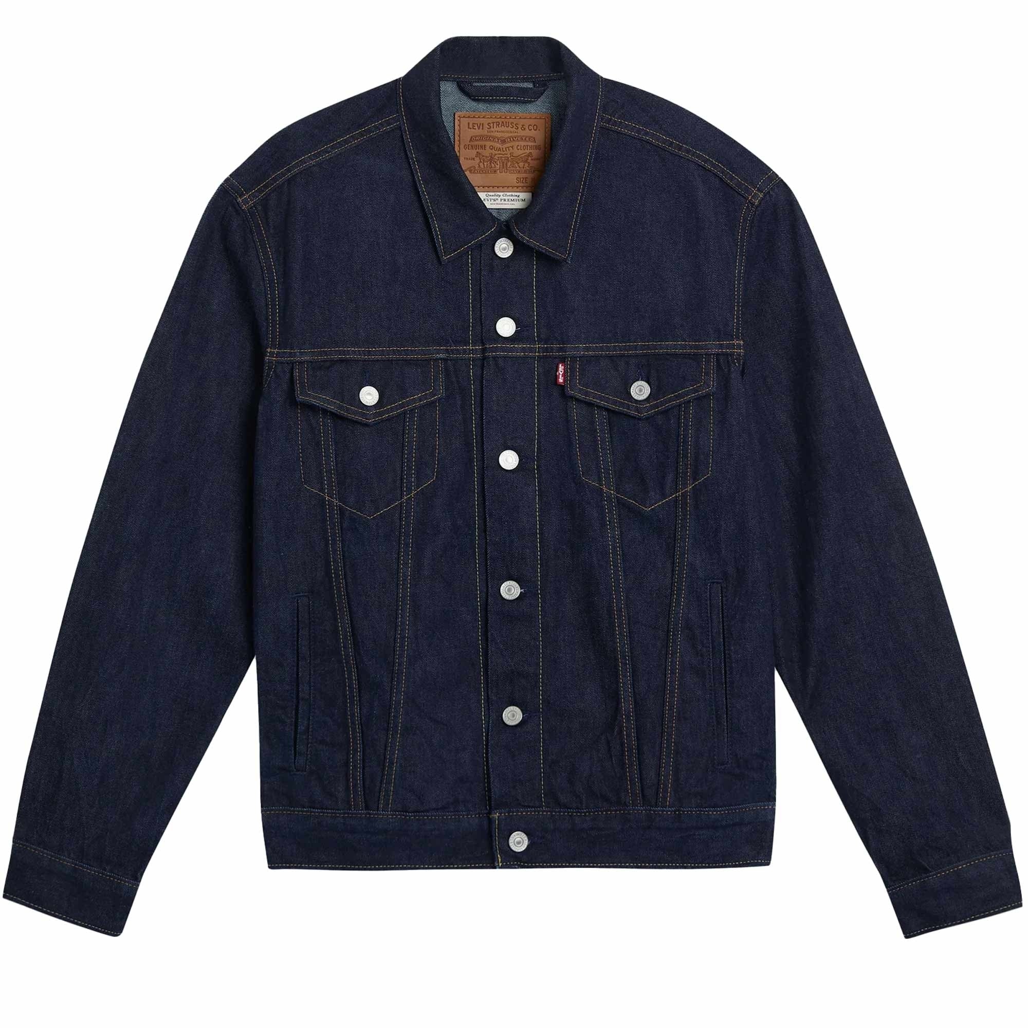 ジャケット・アウター Levi's Selvedge Denim Jacket S premium Levi's Premium Type 1 Denim Jacket Selvedge Trucker Men's Sizes S