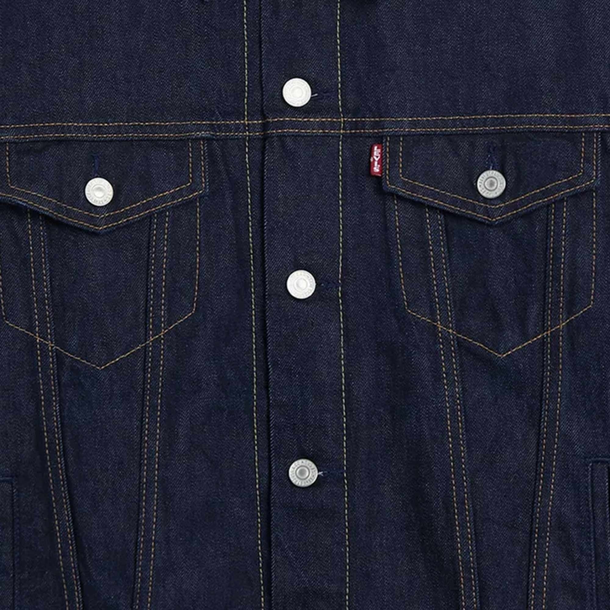 Selvedge Denim Trucker Denim Jacket - Blue Rinse