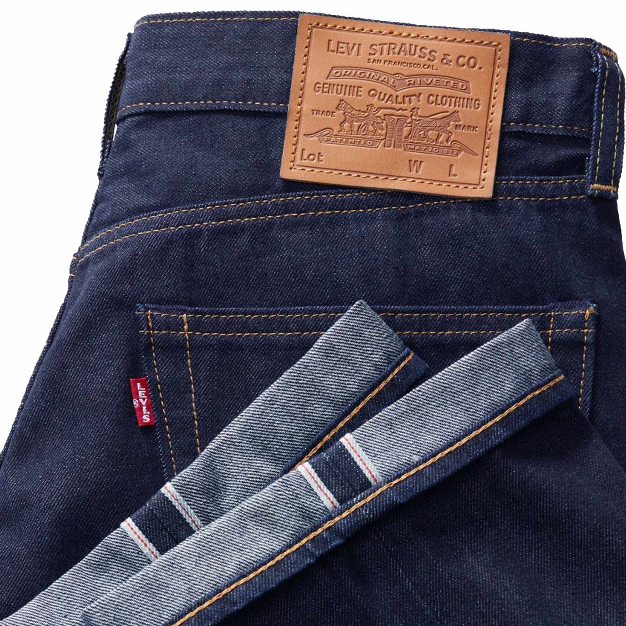 Levi's 505 Selvedge Denim Jeans - Blue Rinse 003X5-0000 – Stuarts