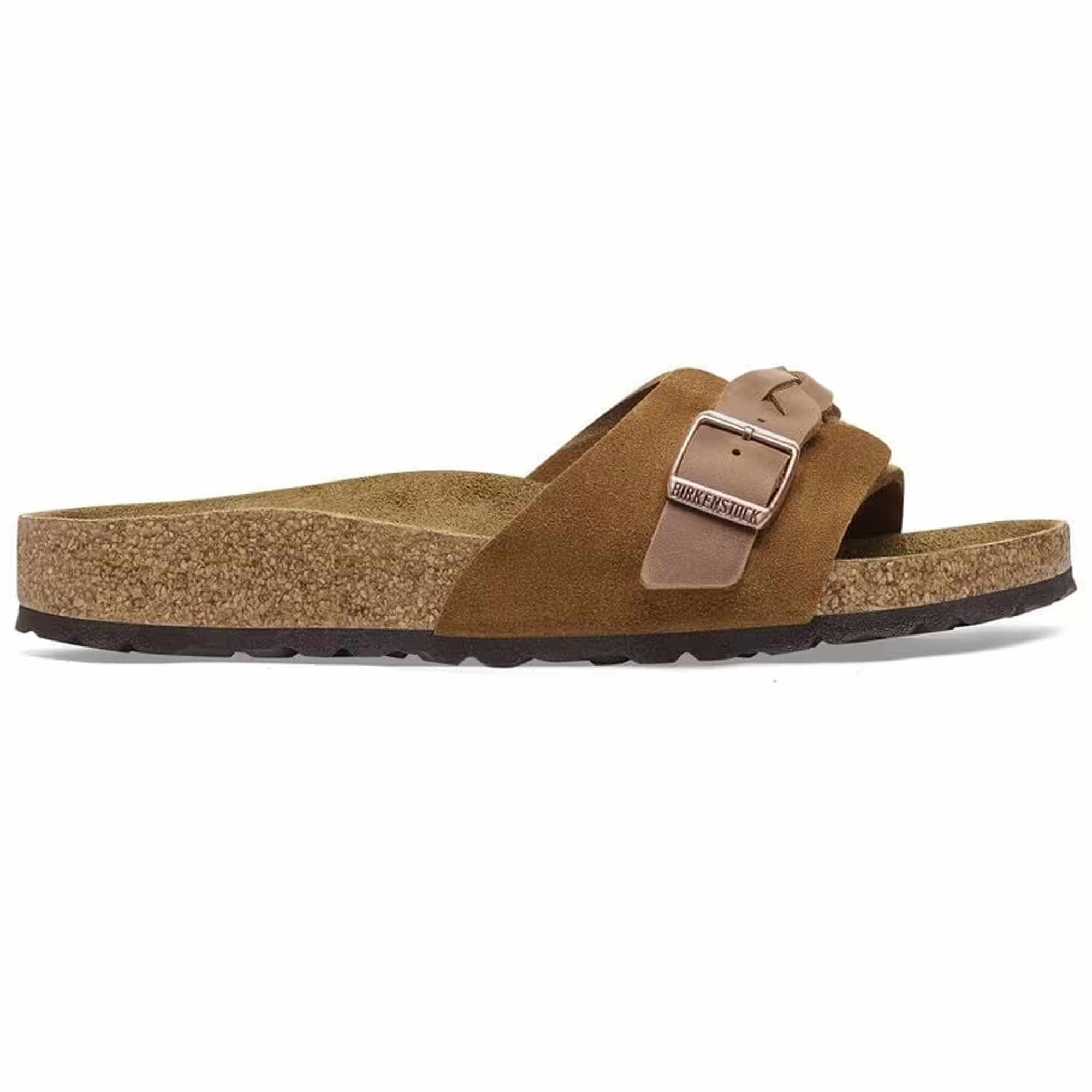 Birkenstock Womens Oita Braided Suede Leather - Mink