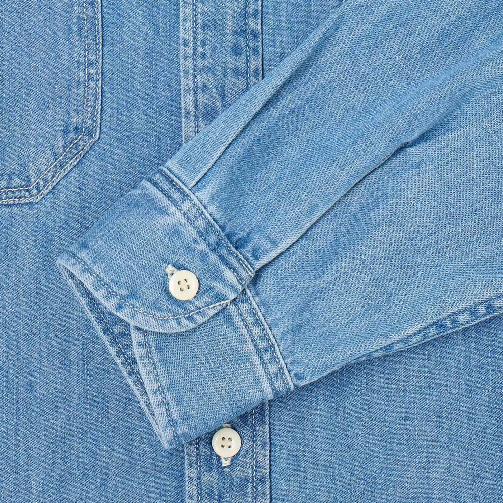 Denim Work Shirt - Light Blue