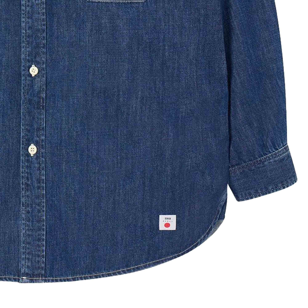 Denim Work Shirt - Dark Blue Used