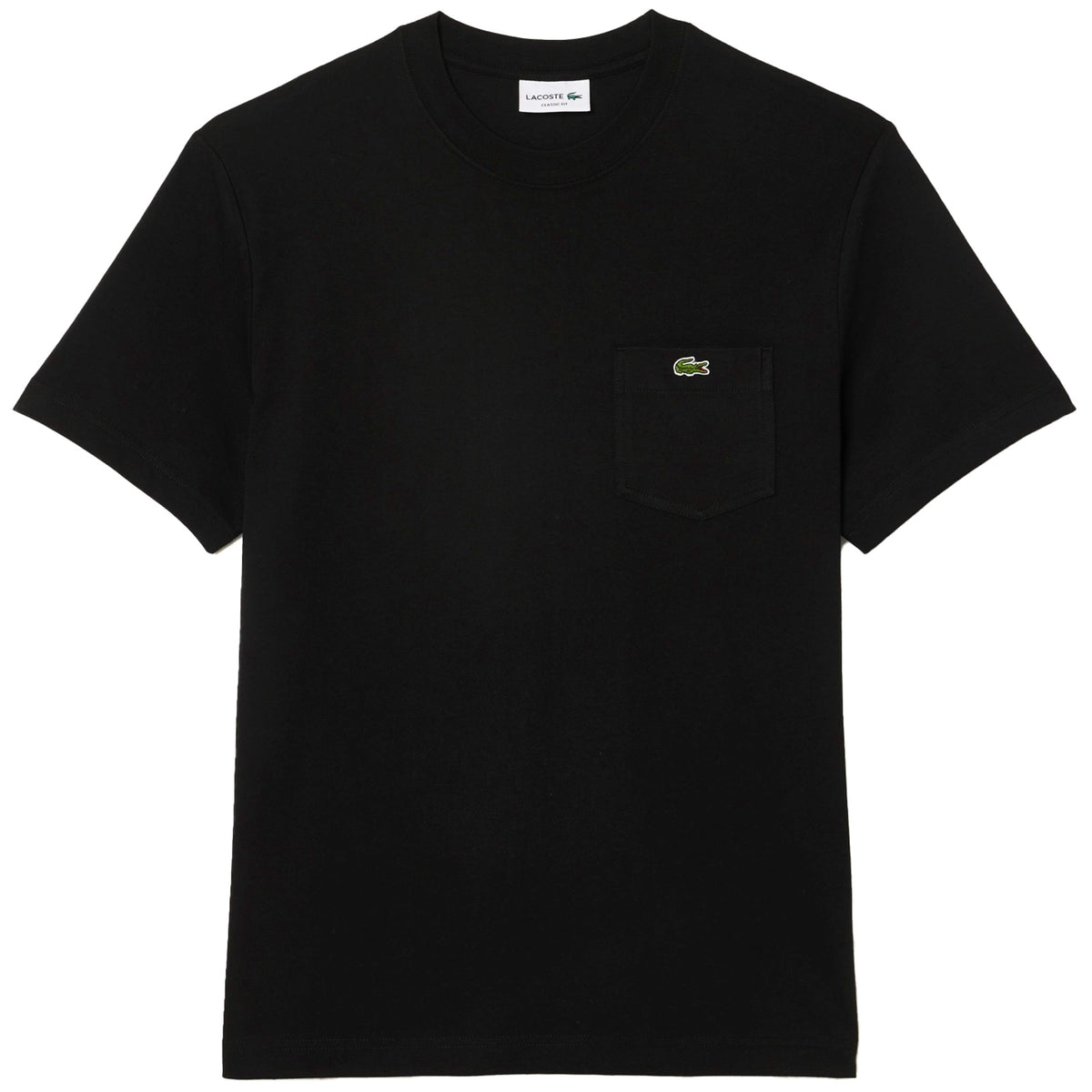Lacoste Pocket T-Shirt - Black - TH2827-031 – Stuarts London