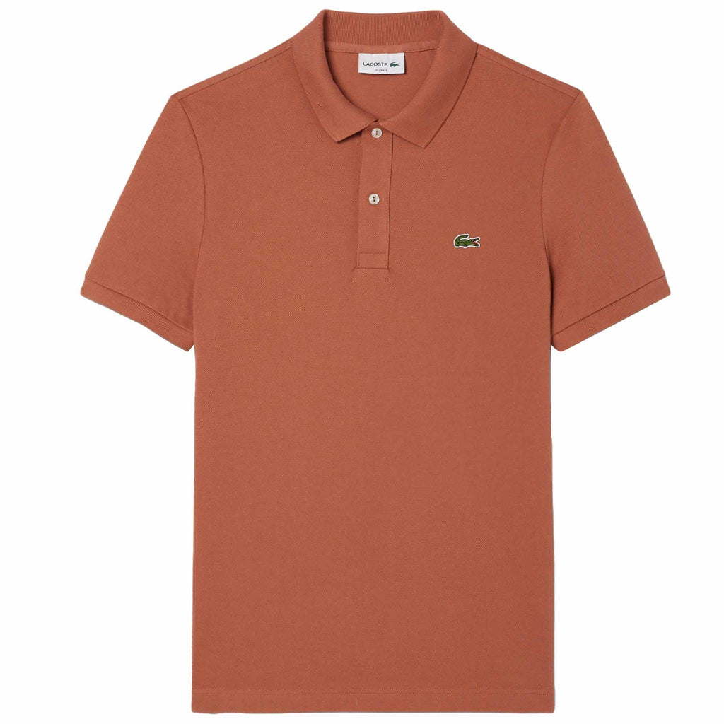 Classic Pique Polo Shirt - Terracotta Brown