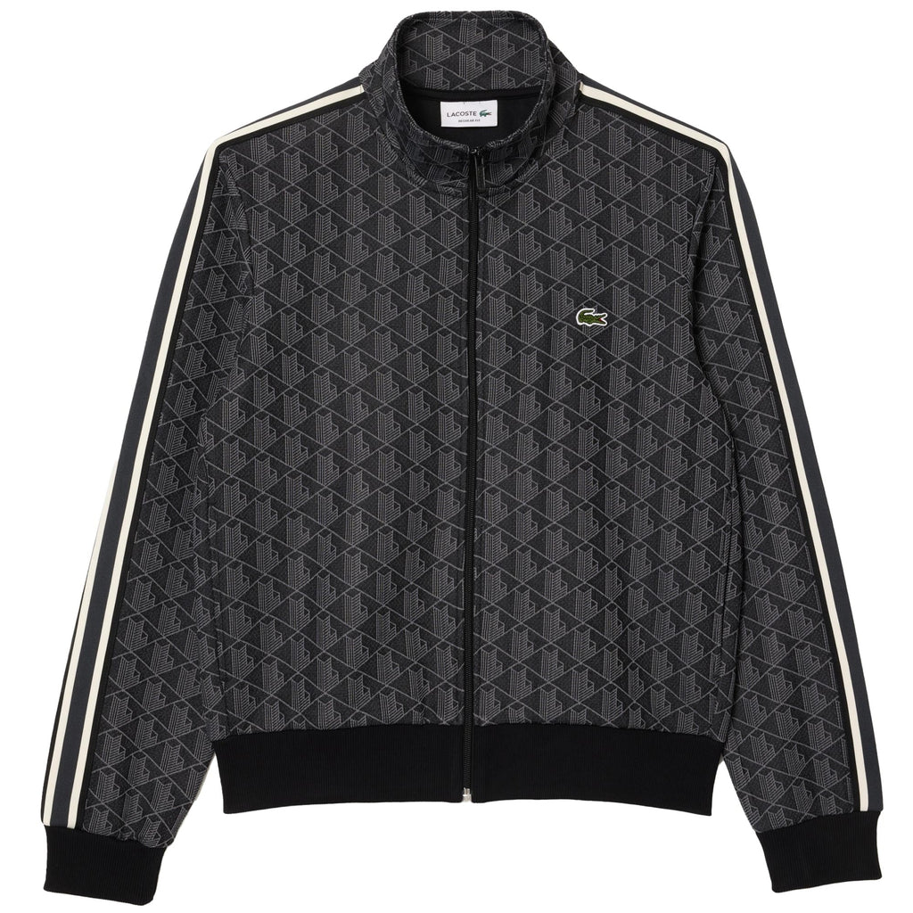 Lacoste Paris Jacquard Track Jacket - Black