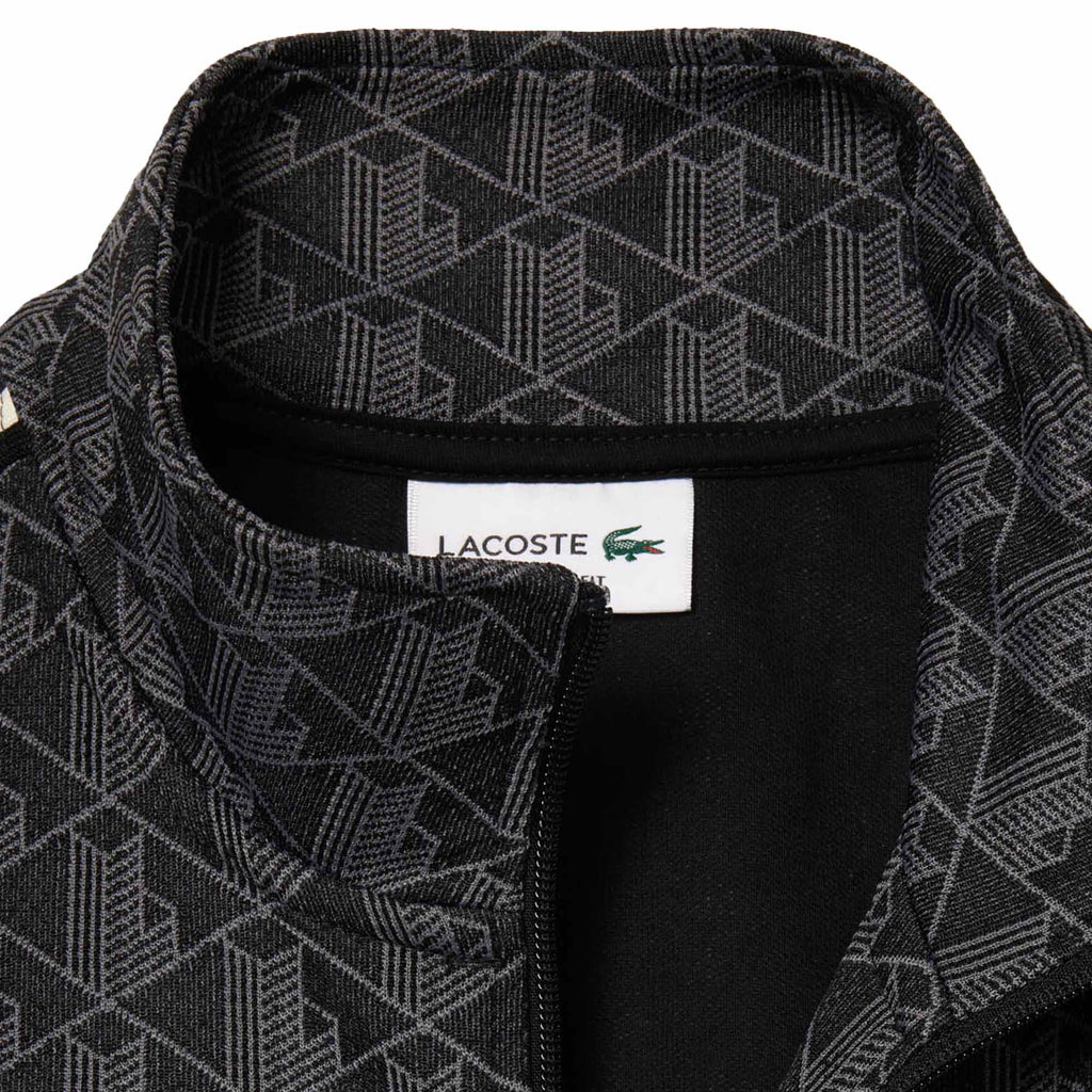 Lacoste Paris Jacquard Track Jacket - Black