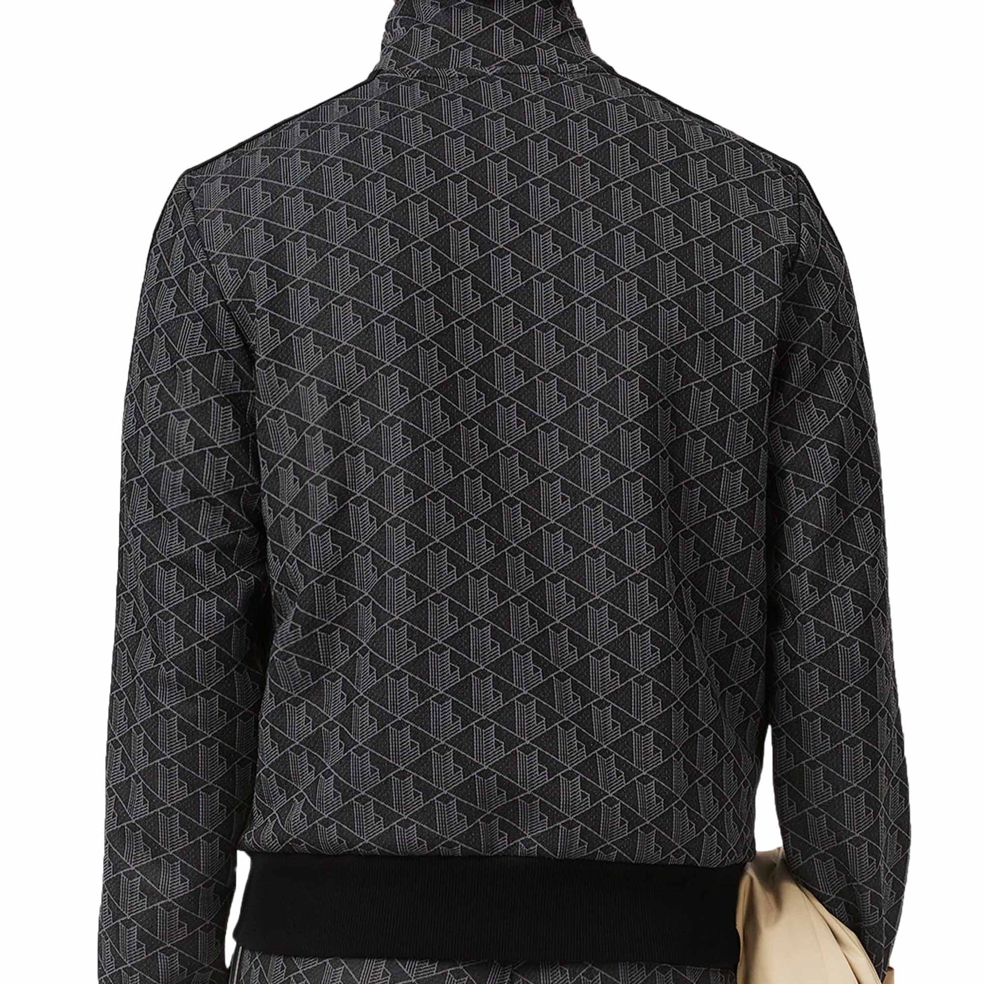 Lacoste Paris Jacquard Track Jacket - Black