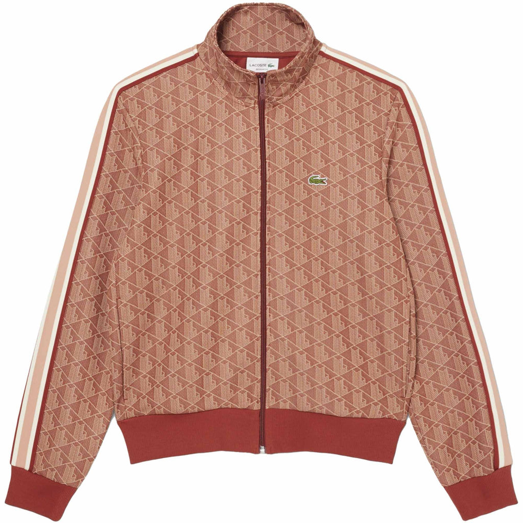 Lacoste Paris Jacquard Track Jacket - Brown