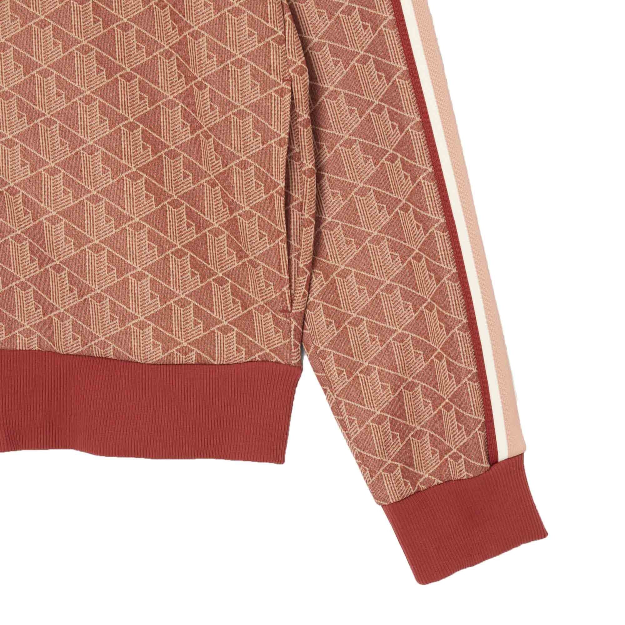 Lacoste Paris Jacquard Track Jacket - Brown
