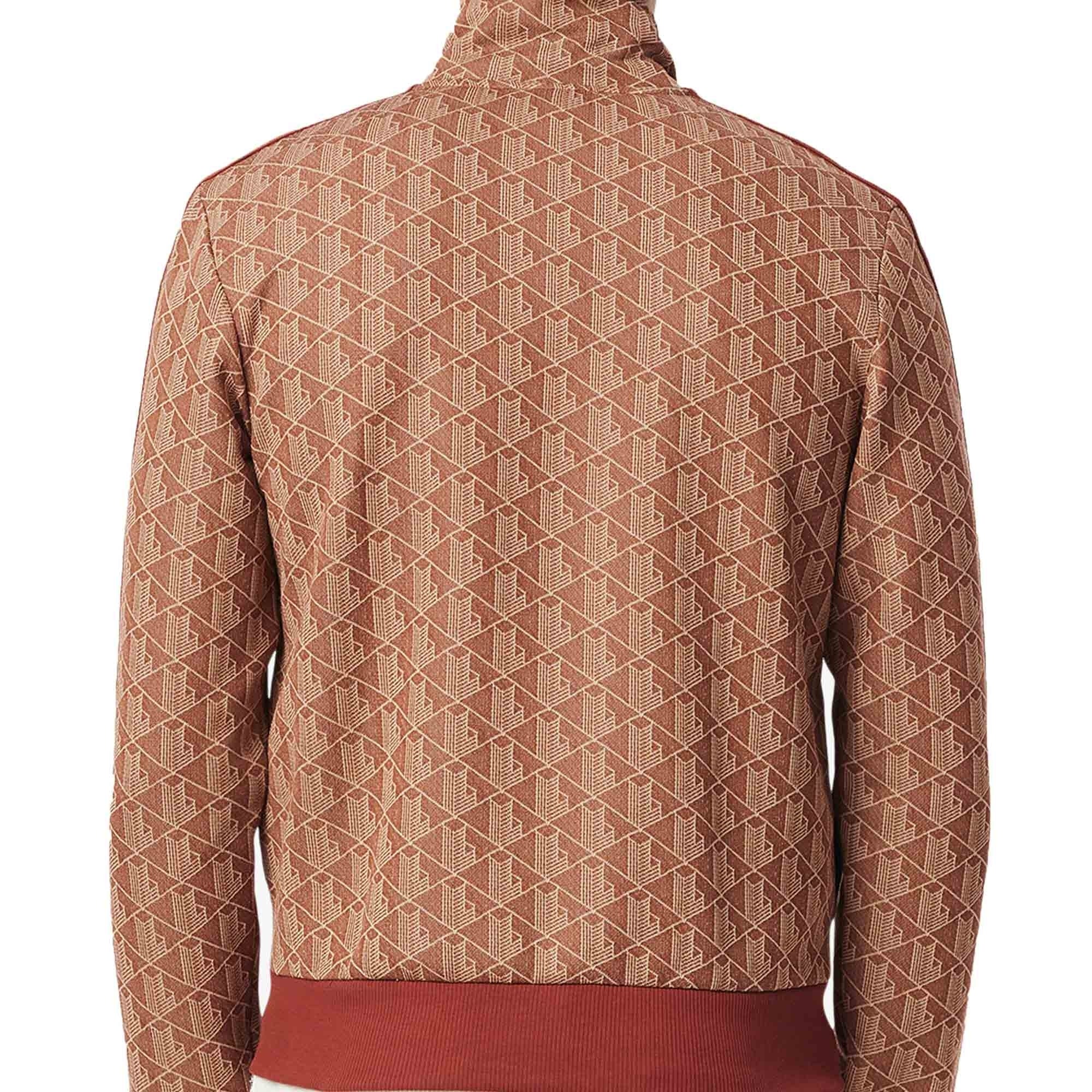 Lacoste Paris Jacquard Track Jacket - Brown