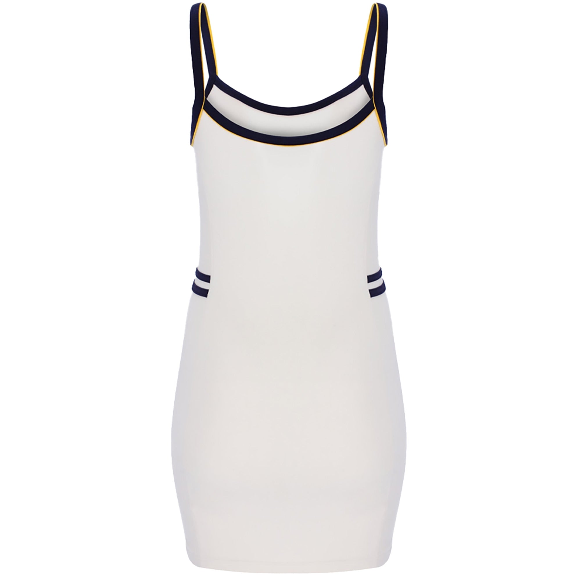 Sergio Tacchini Vinci Retro 80s Tennis Mini Dress - Gardenia