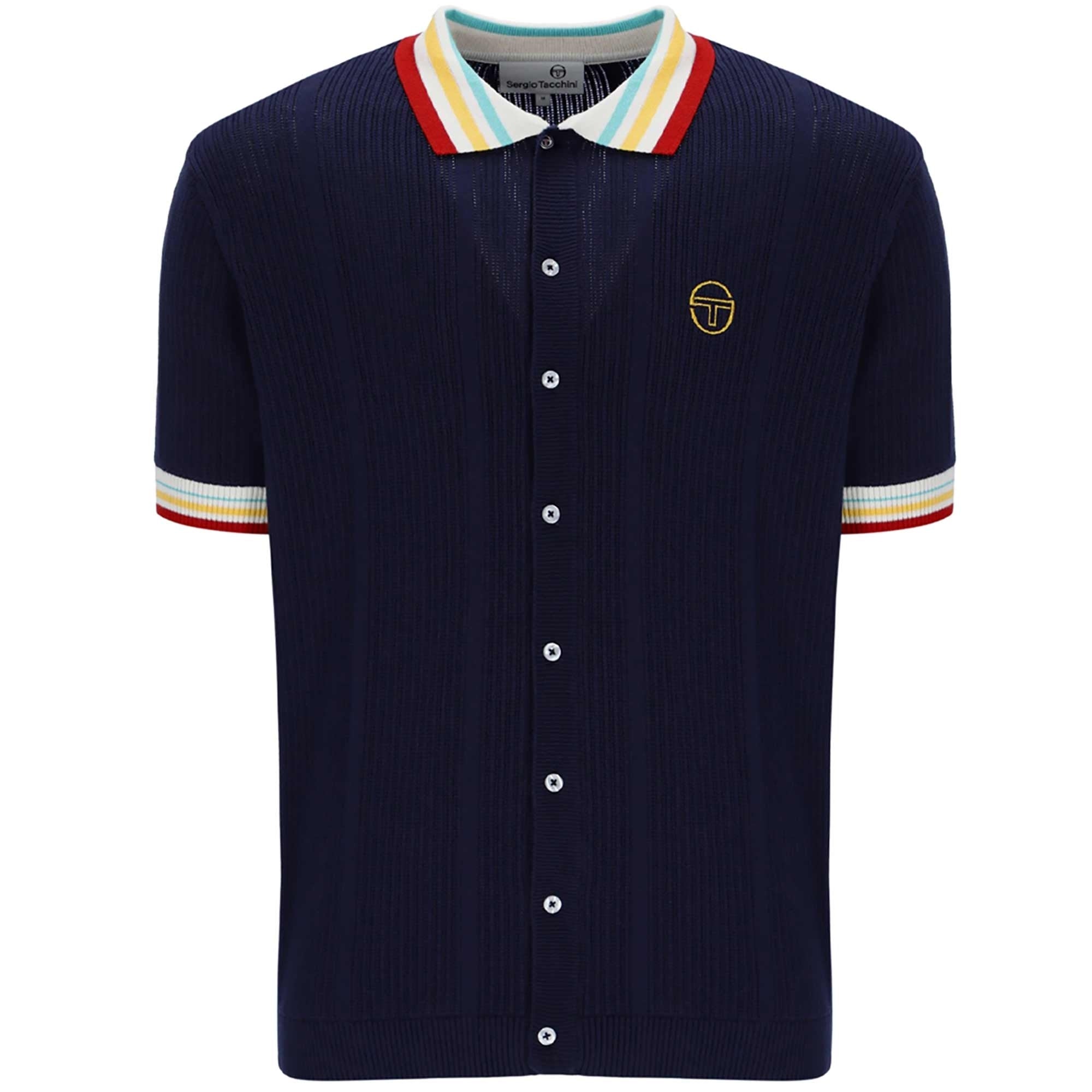 Sergio Tacchini Slice Polo Shirt - Maritime Blue