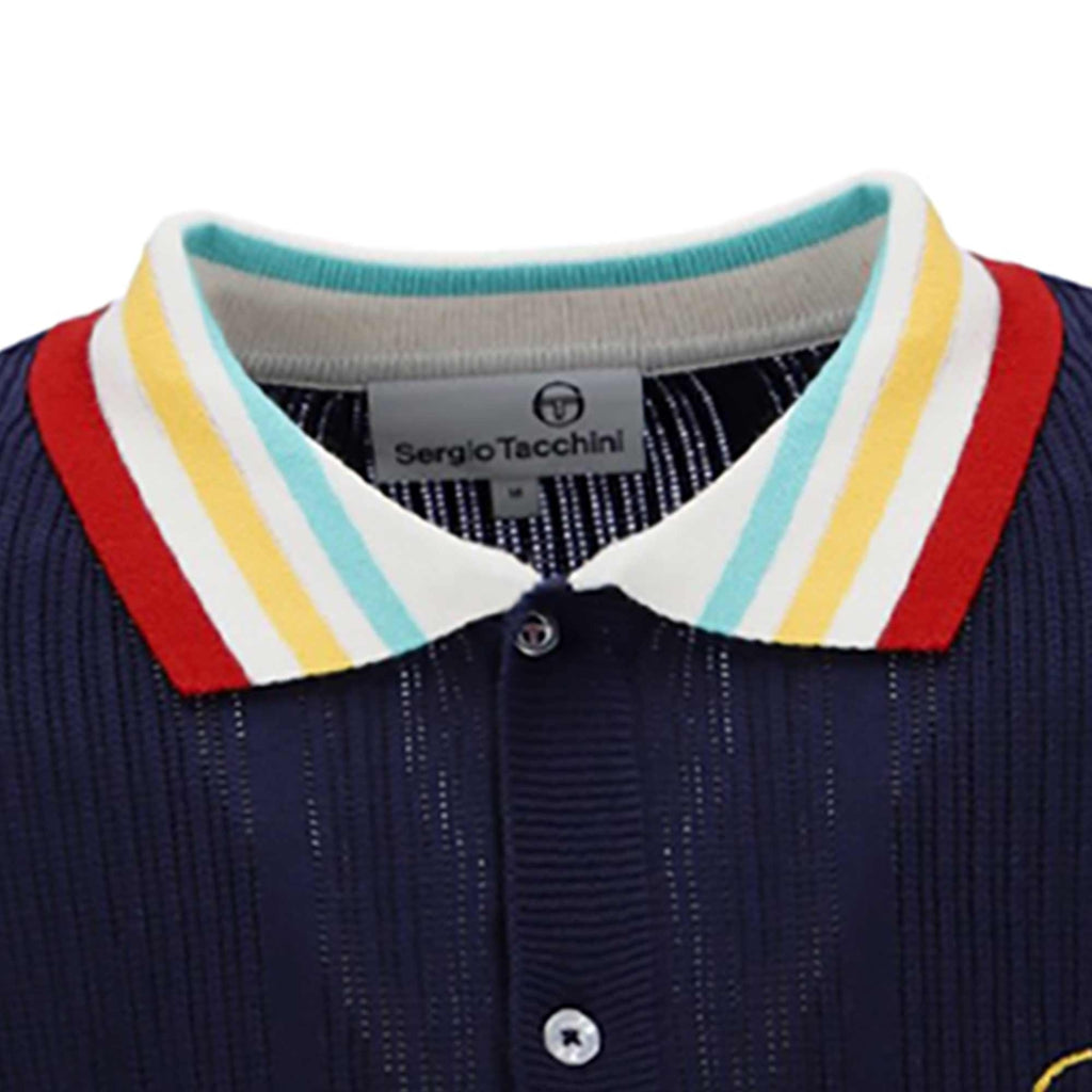 Sergio Tacchini Slice Polo Shirt - Maritime Blue
