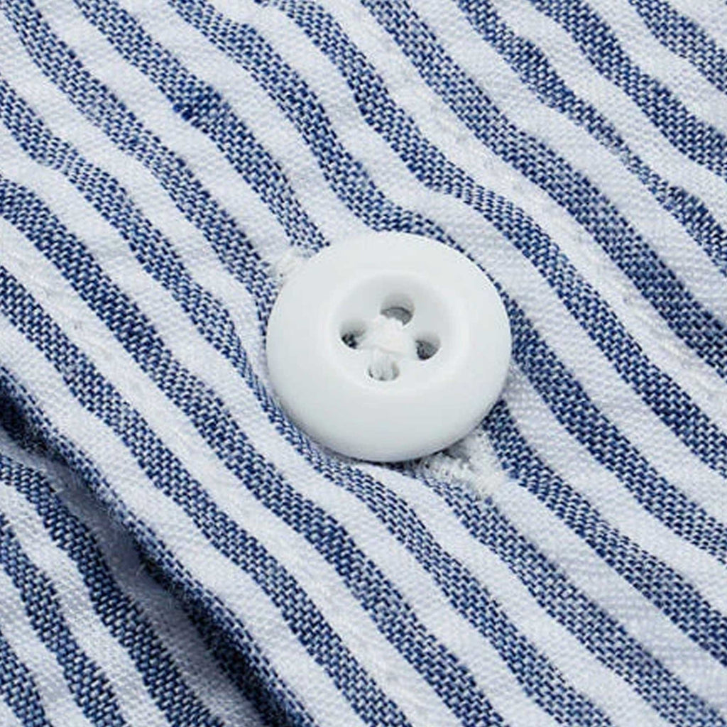 OG Stripe Seersucker Shirt - Blue