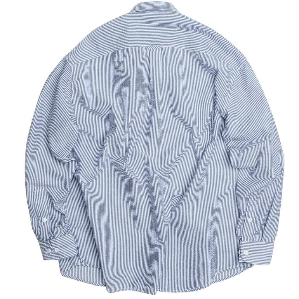 OG Stripe Seersucker Shirt - Blue