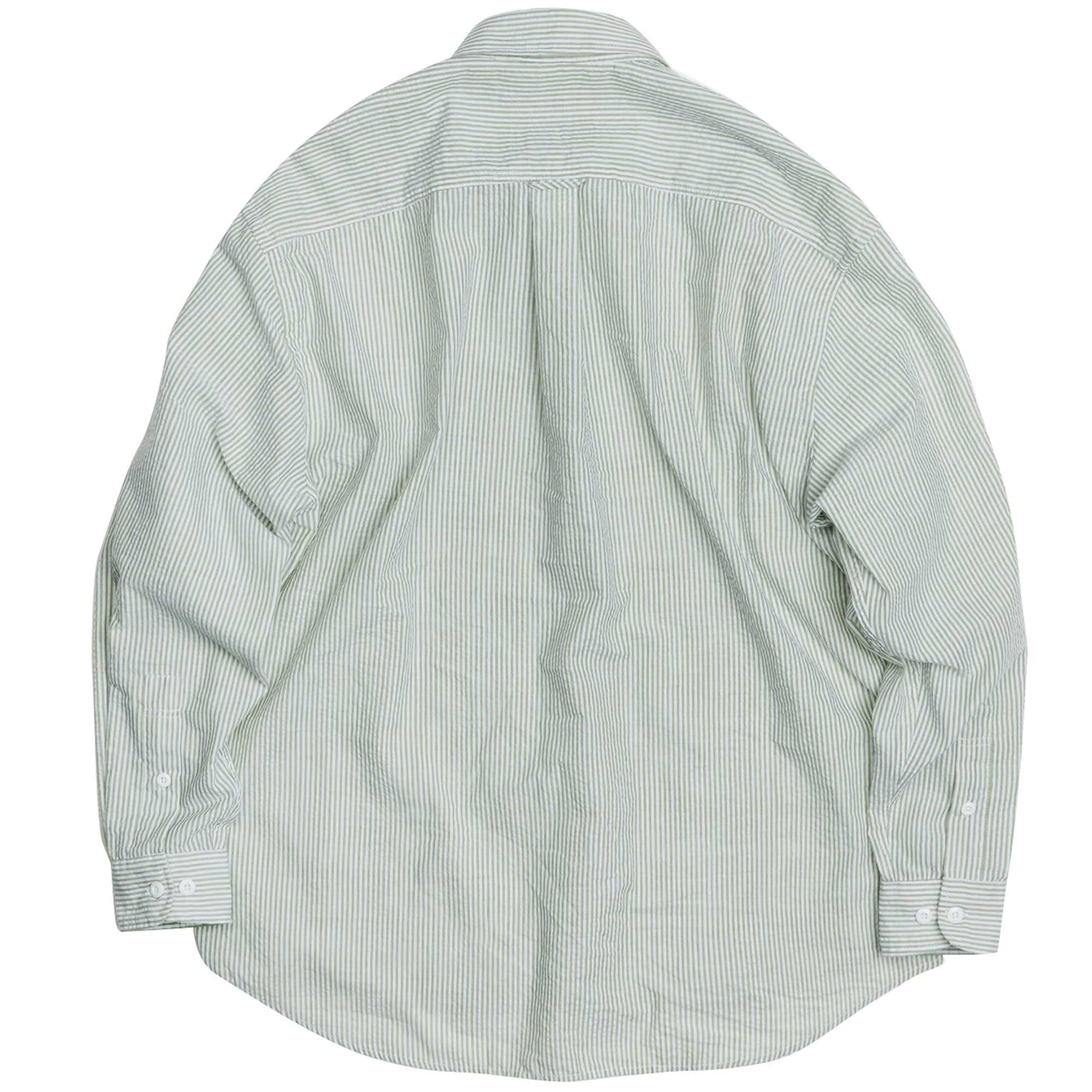 OG Stripe Seersucker Shirt - Green