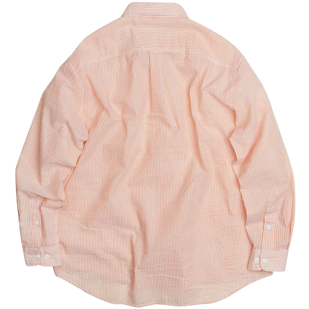 OG Stripe Seersucker Shirt - Orange