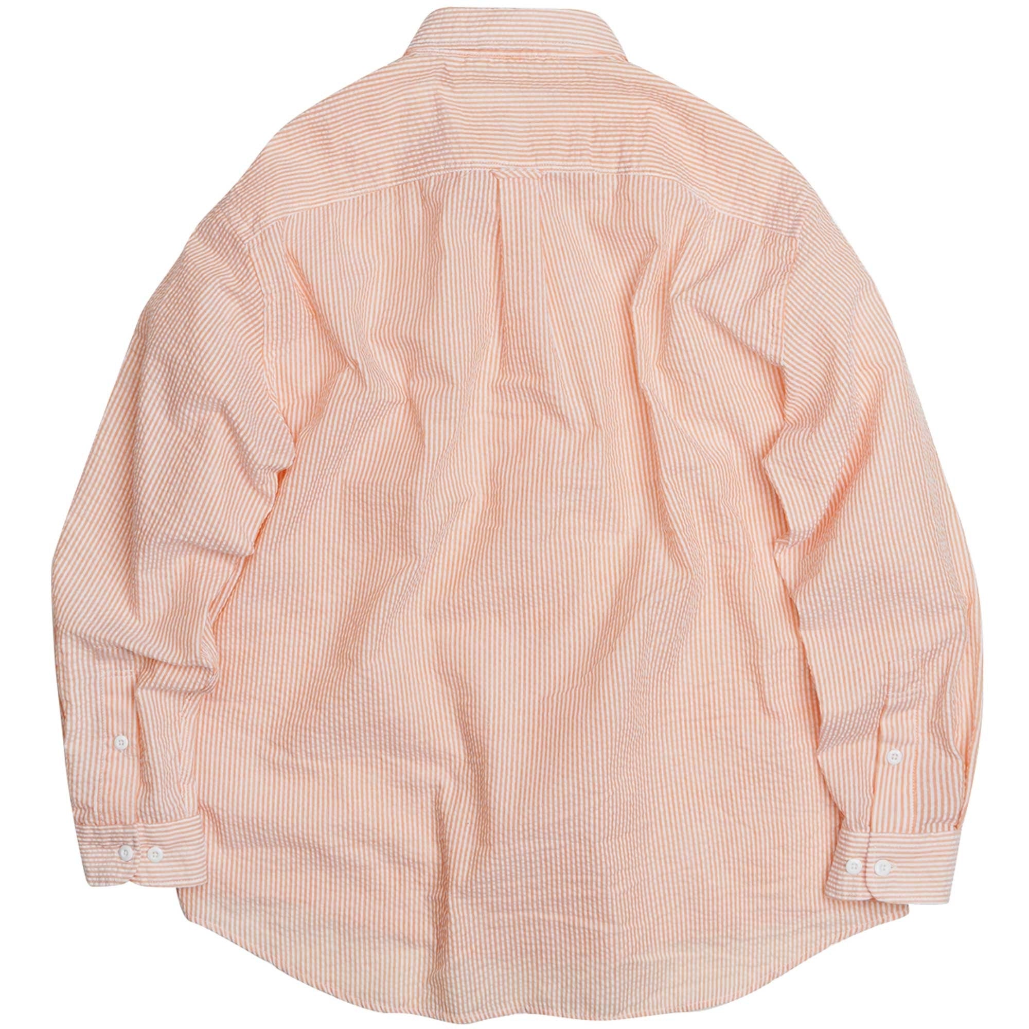 OG Stripe Seersucker Shirt - Orange