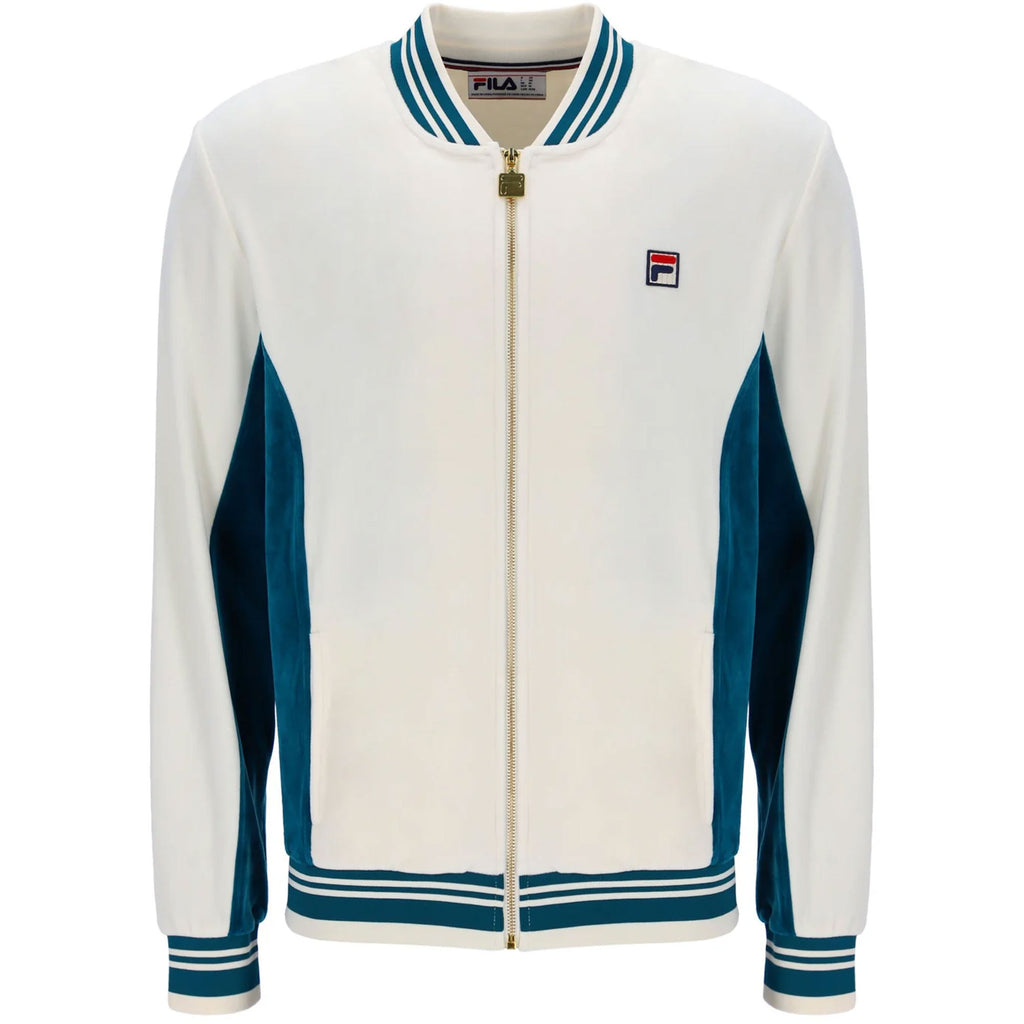Fila Vintage Miguel Velour Archive Track Jacket - Gardenia