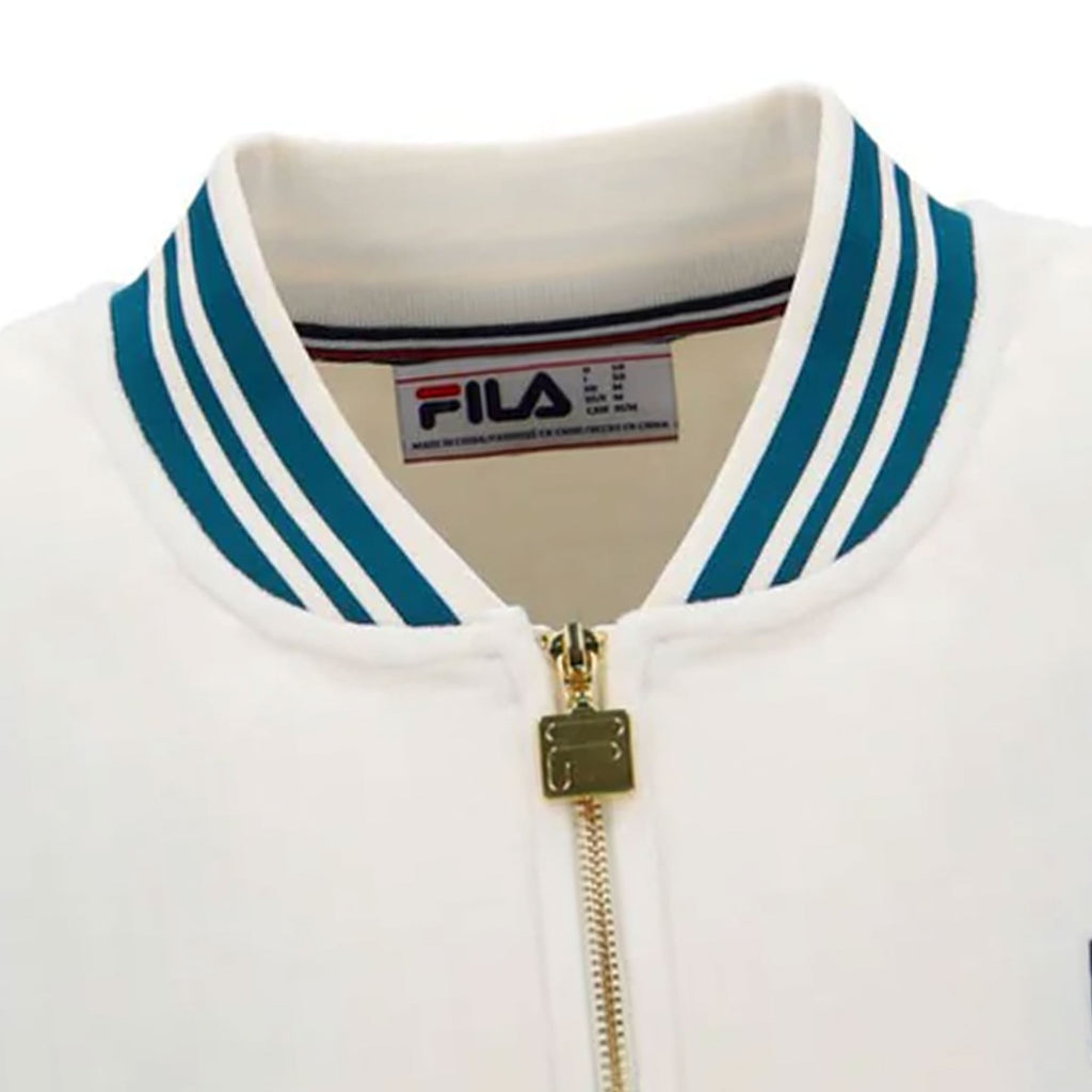 Fila Vintage Miguel Velour Archive Track Jacket - Gardenia