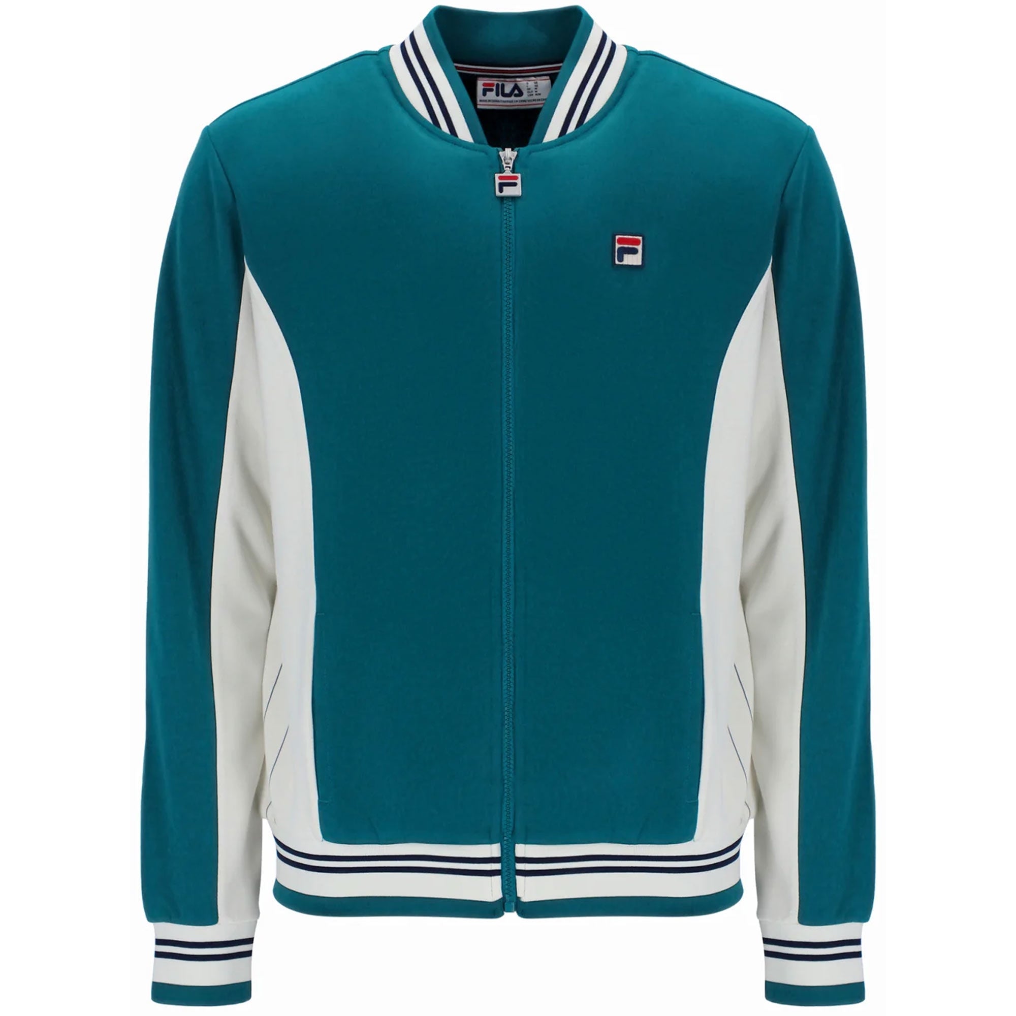 Fila Vintage Settanta Baseball Track Jacket - Deep Lagoon