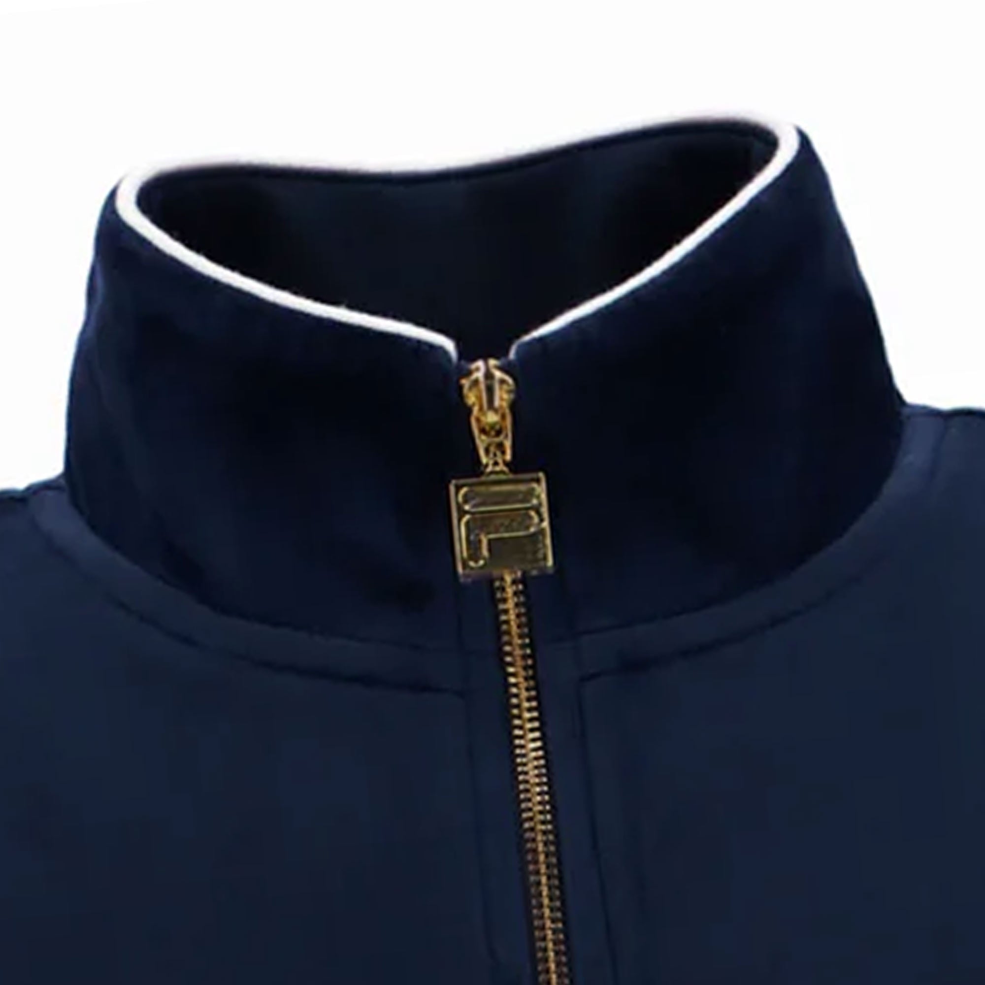 Fila Vintage Irving Velour Track Jacket - Fila Navy
