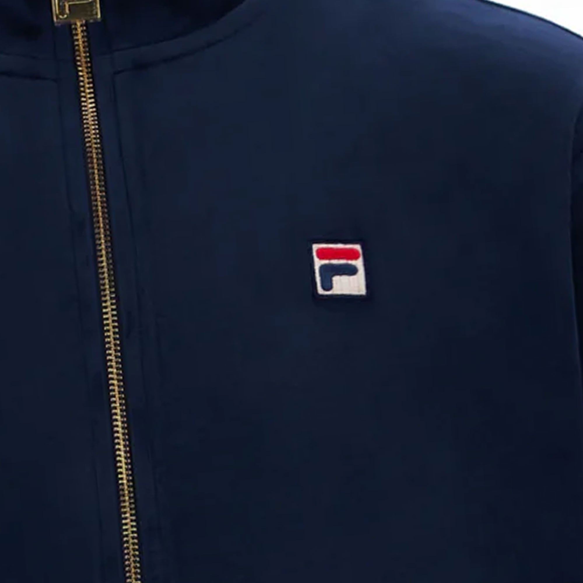 Fila Vintage Irving Velour Track Jacket - Fila Navy