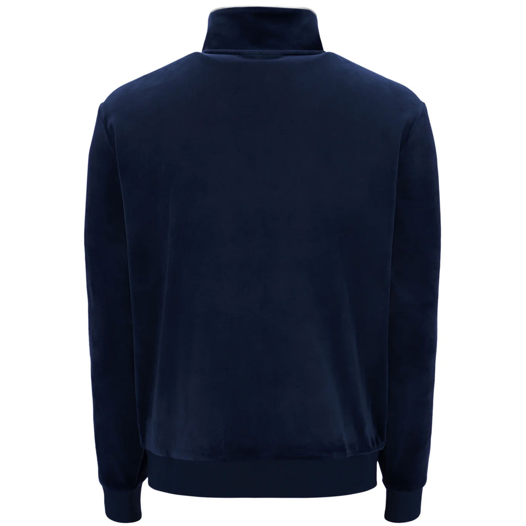 Fila Vintage Irving Velour Track Jacket - Fila Navy